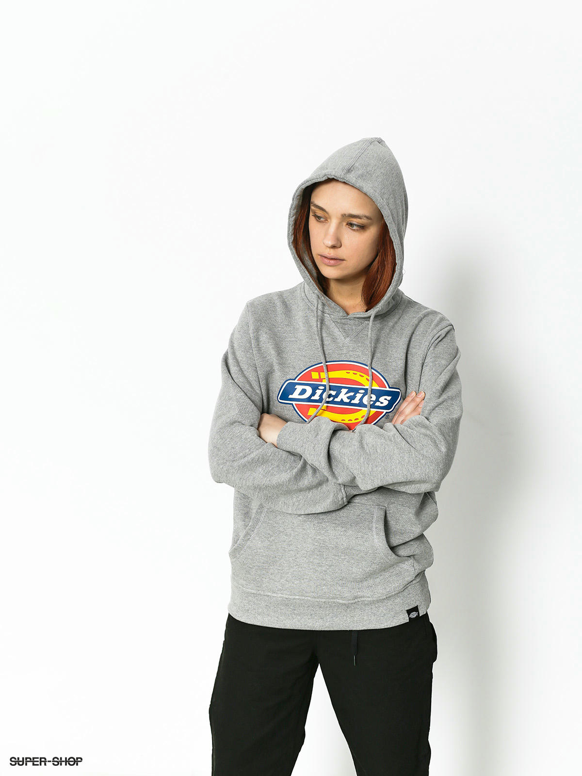 dickies hoodie grey