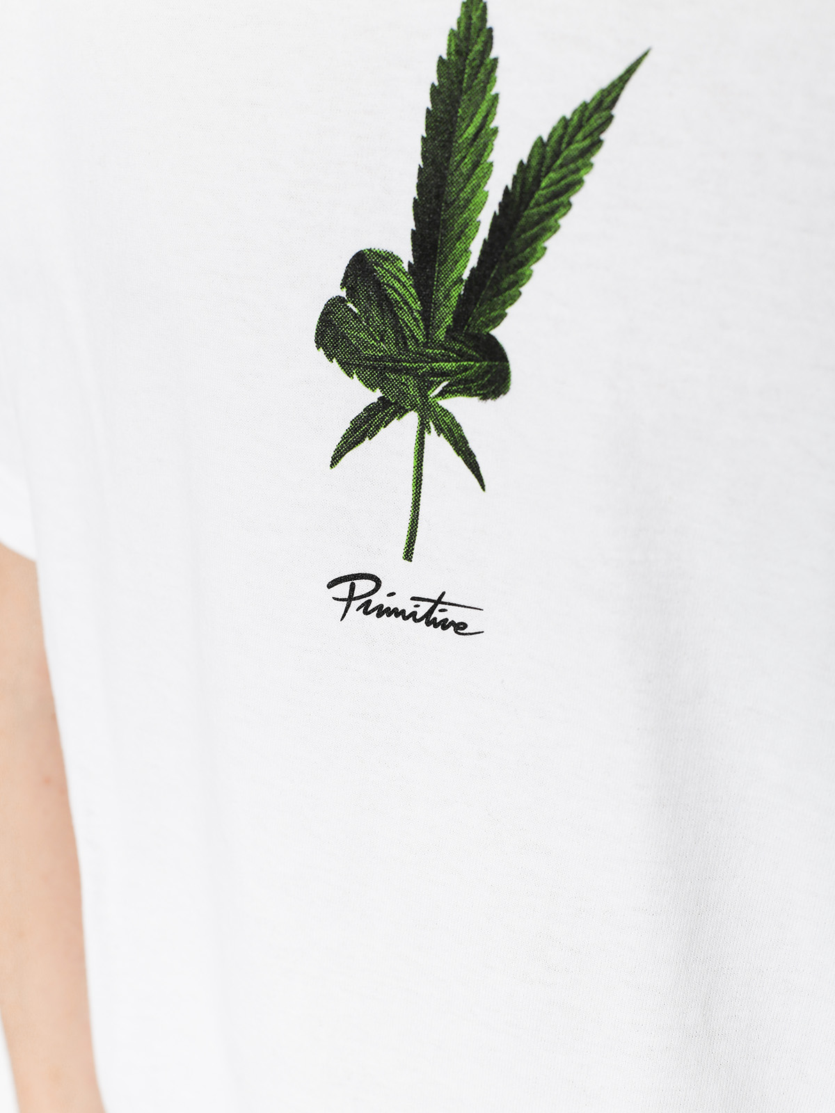 Primitive T-shirt Green Peace (white)