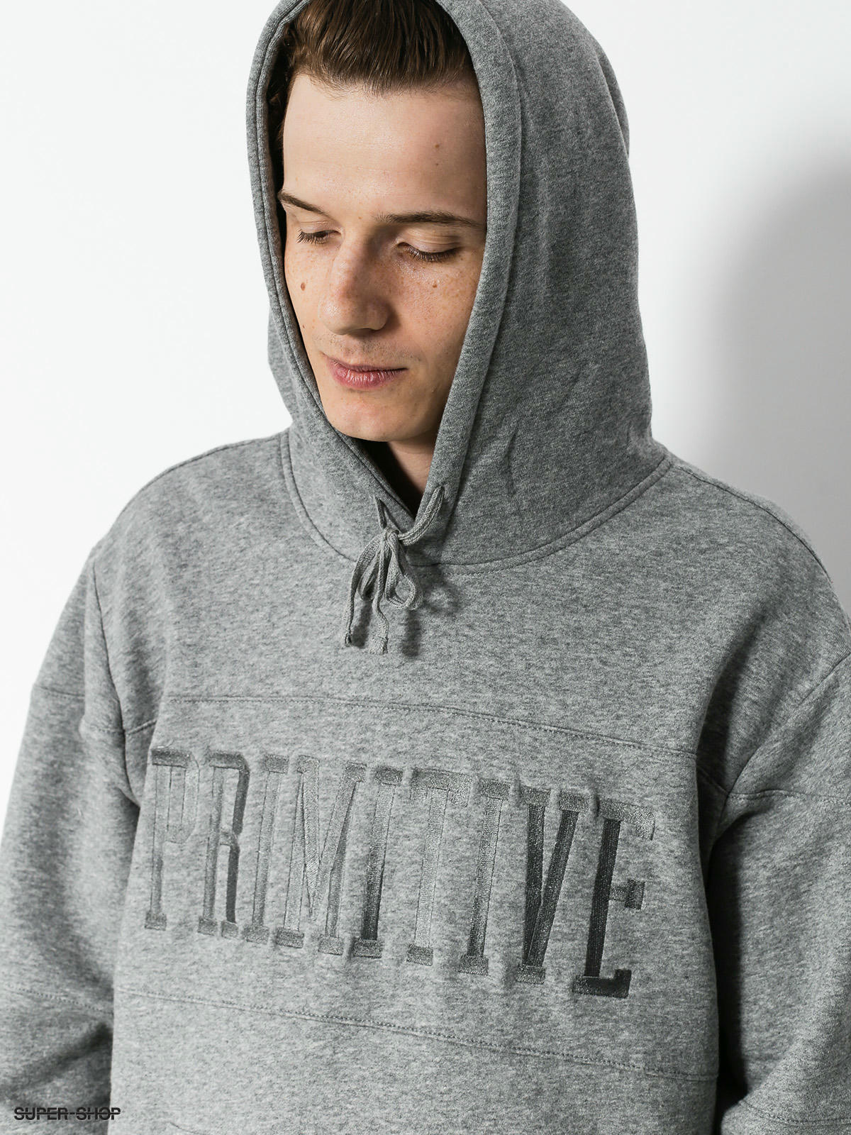 grey primitive hoodie