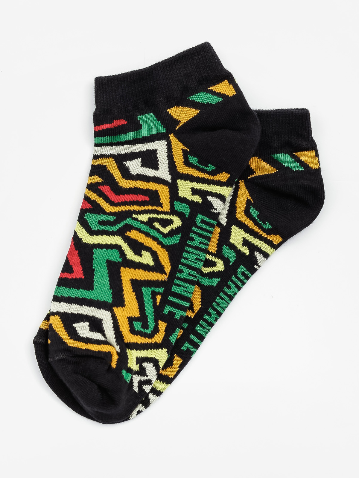 Diamante Wear Socks Zig Zag (green)