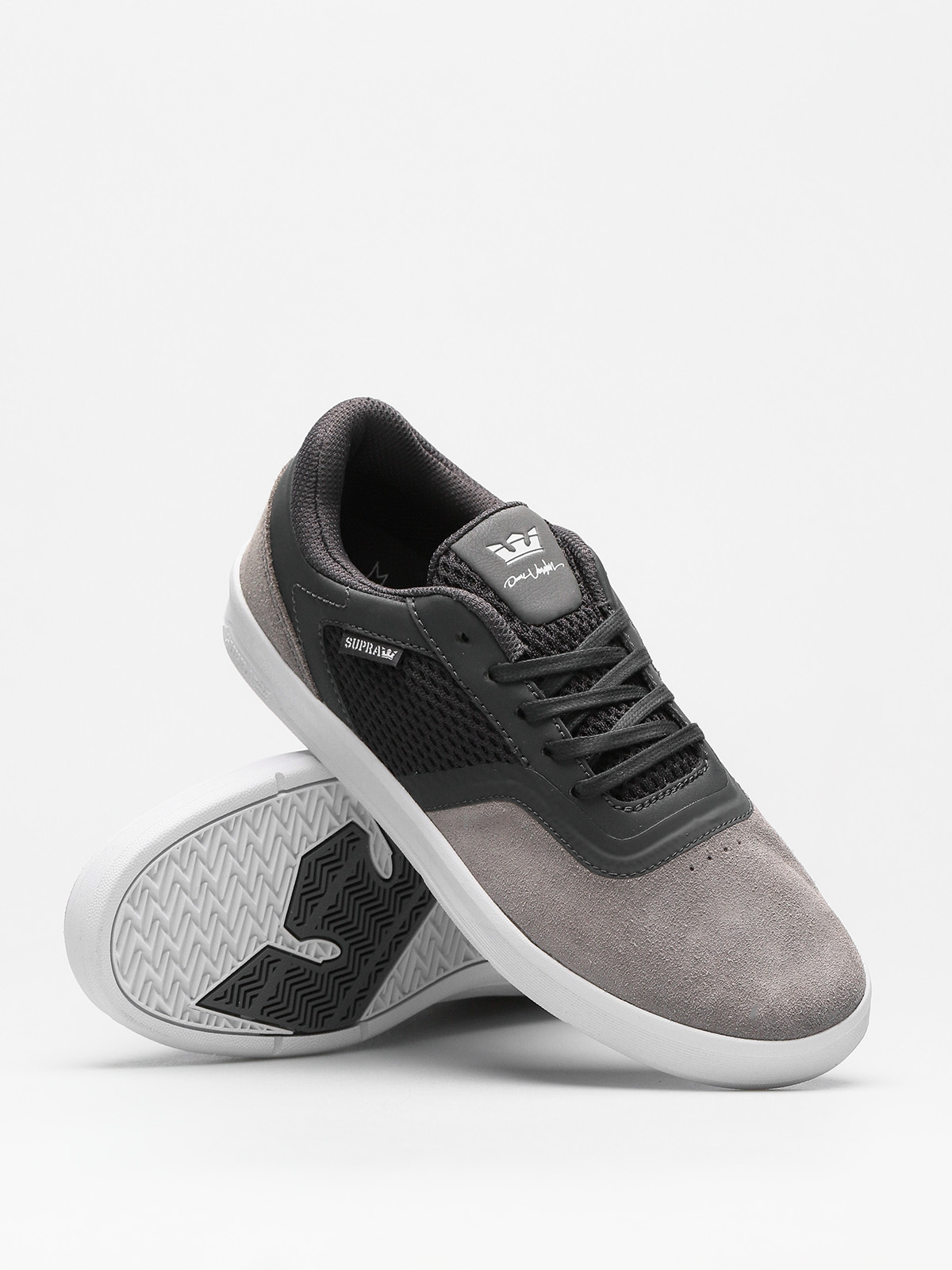 Supra Shoes Saint (dk grey/grey/white)