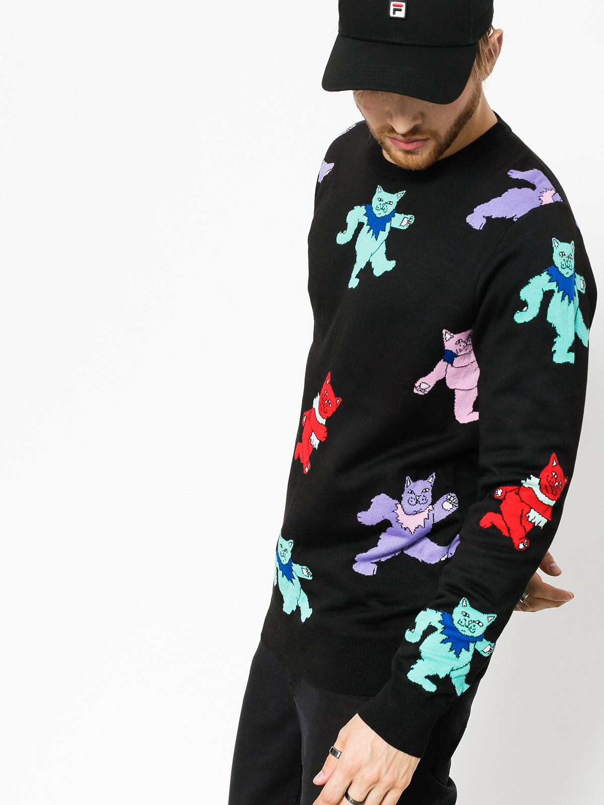RipNDip Sweater Dancing Nerm Knit (black) RipNDip Sweater Dancing Nerm Knit (black)