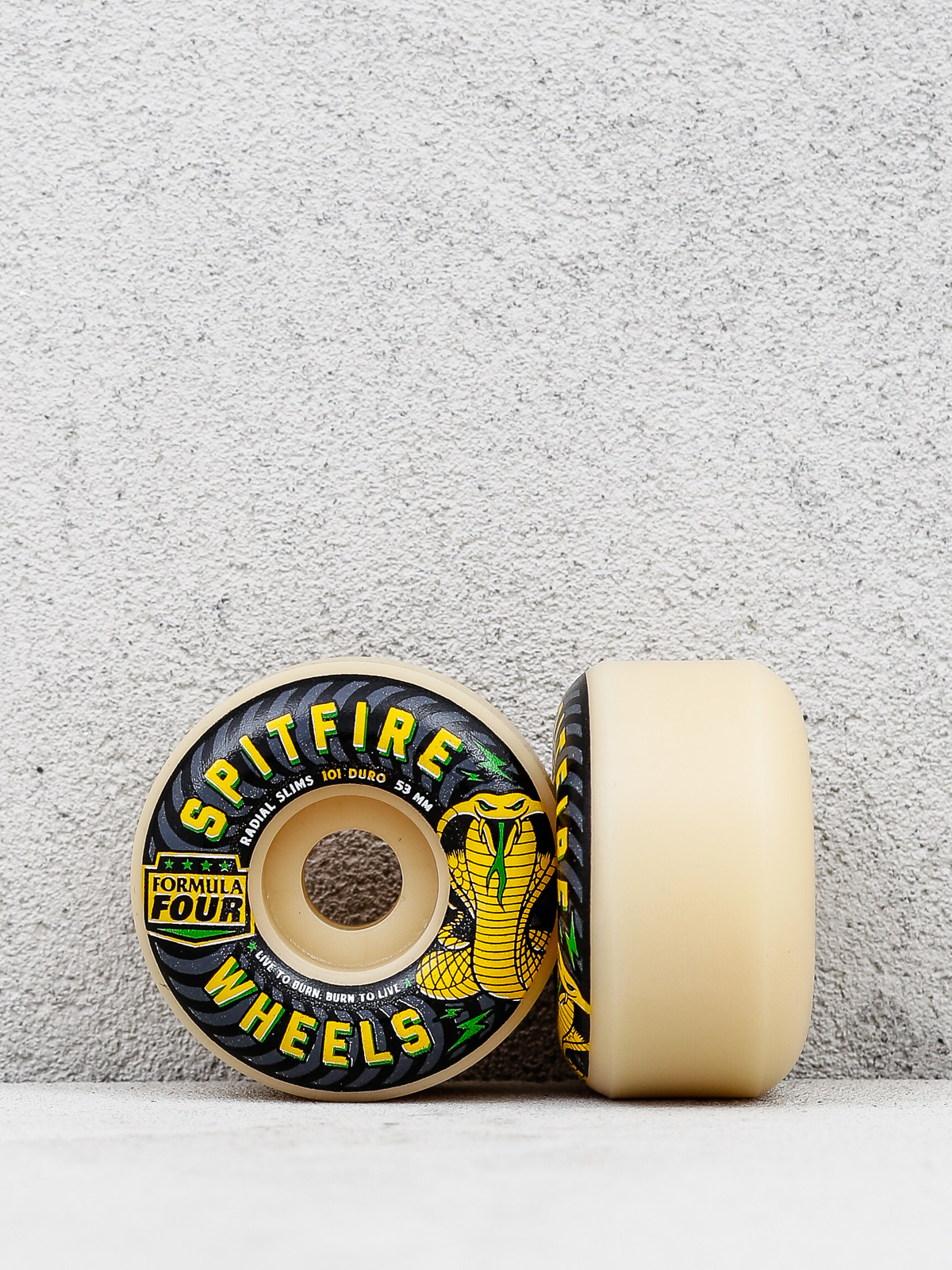 Spitfire Wheels Formula Four 101 Duro Radial Slims Speed (natural