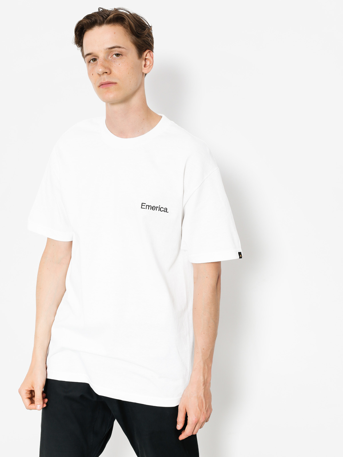 Emerica T-shirt Pure Embroidery (white)