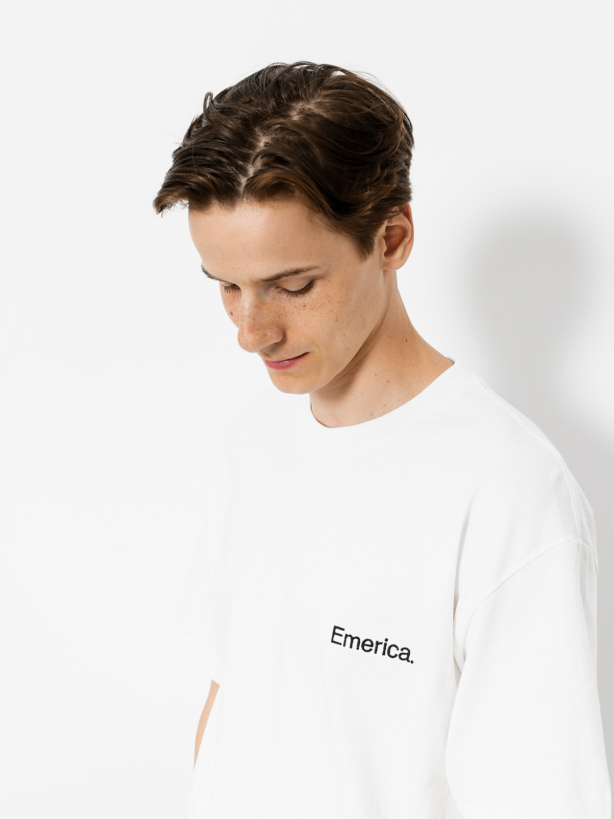 Emerica T-shirt Pure Embroidery (white)
