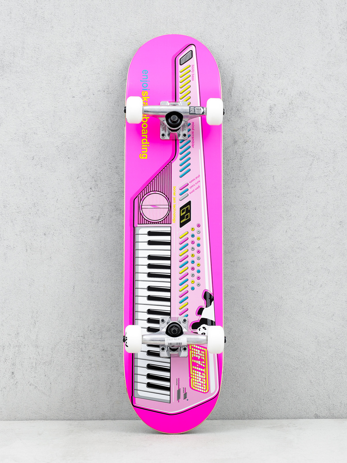 Enjoi Skateboard Neon Keytar (neon pink)