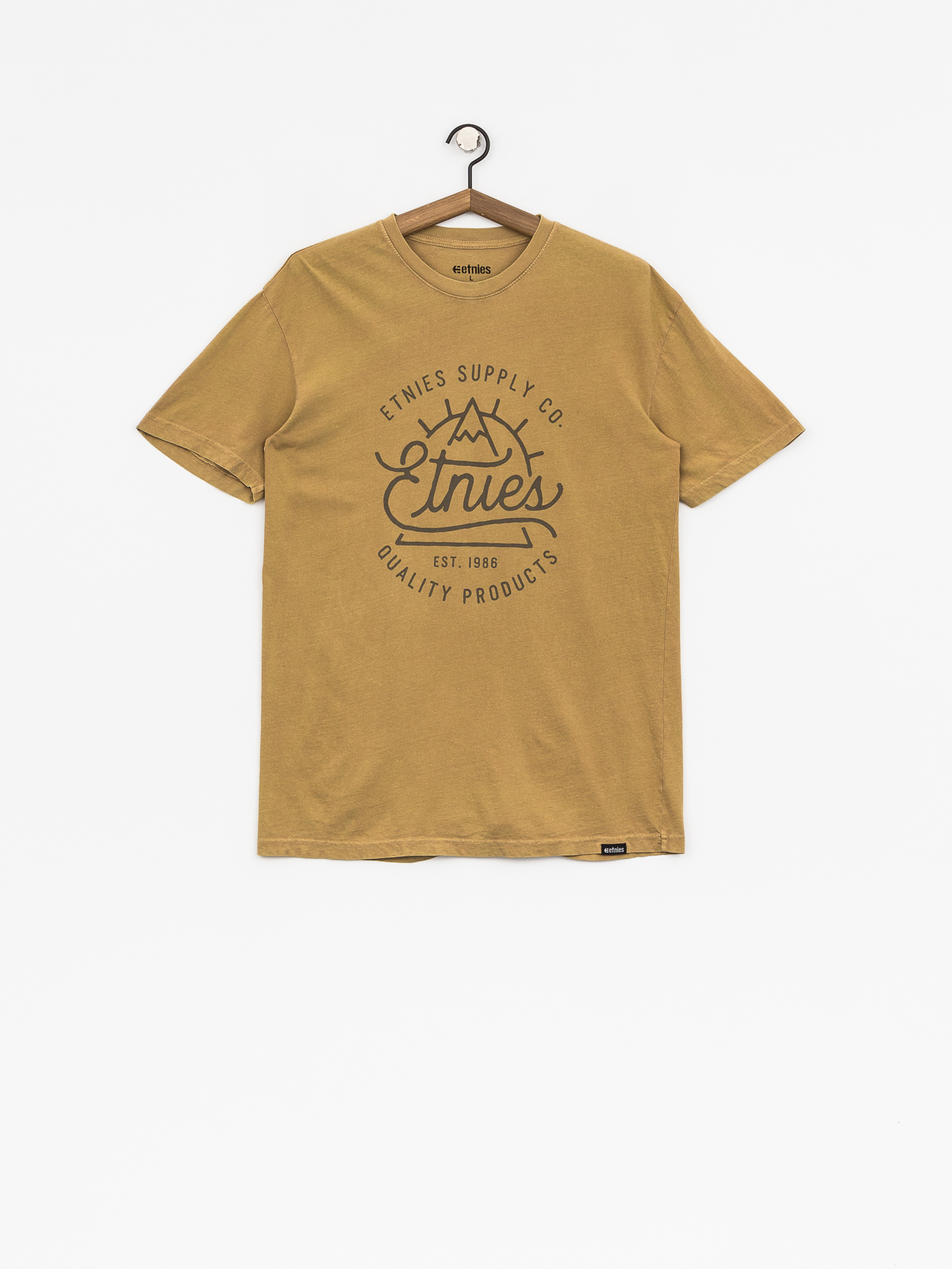 Etnies T-shirt Epic Peak (mustard)