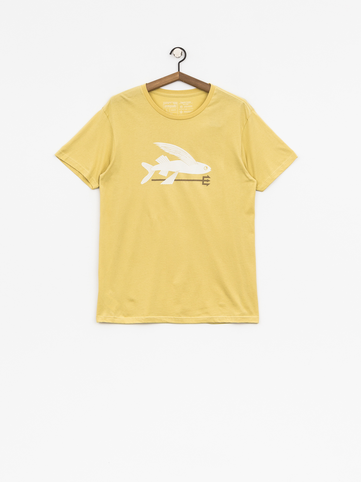 Patagonia T-shirt Flying Fish Organic (limestone)