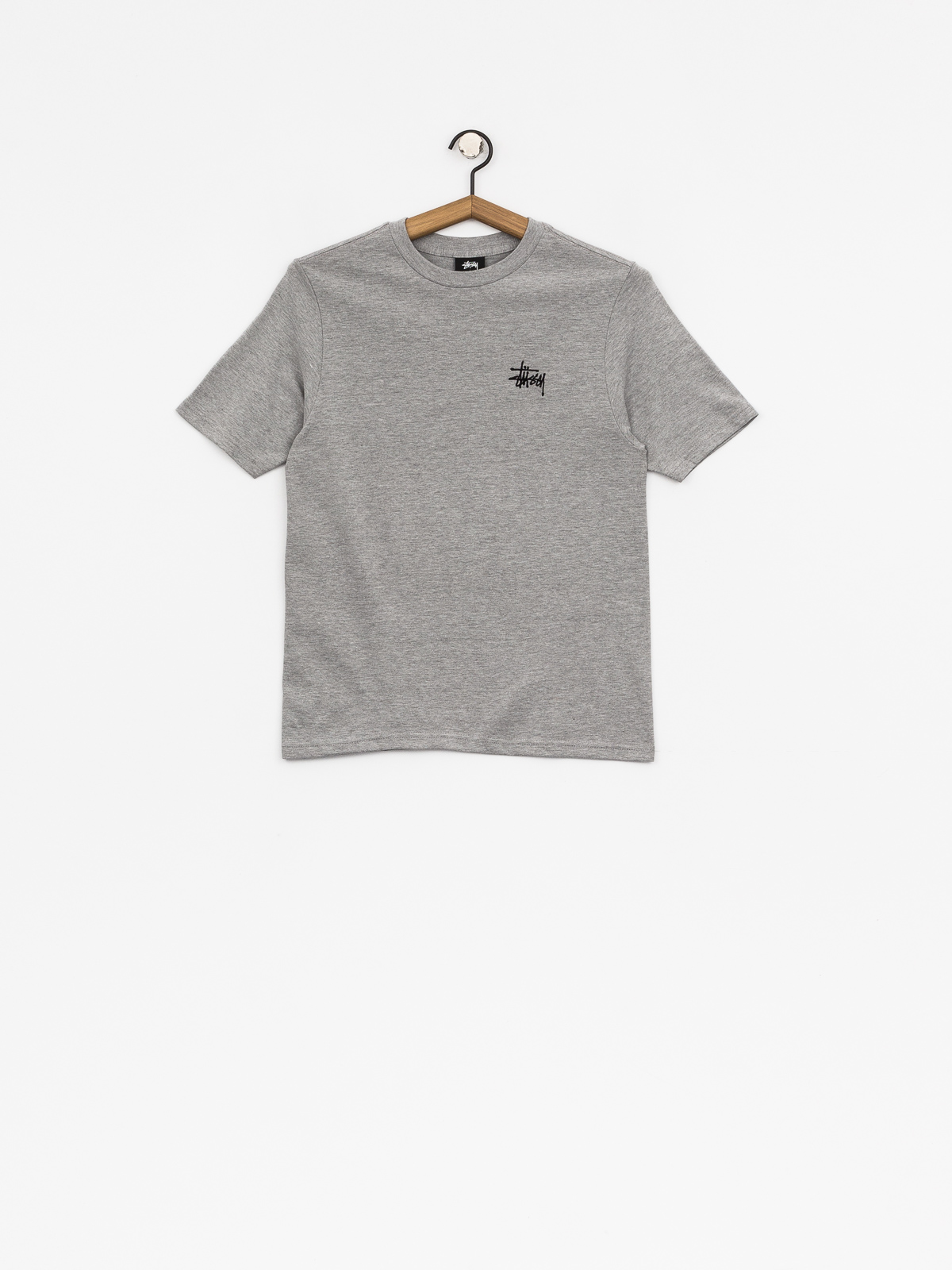 Stussy T-shirt Basic Wmn (grey heather)