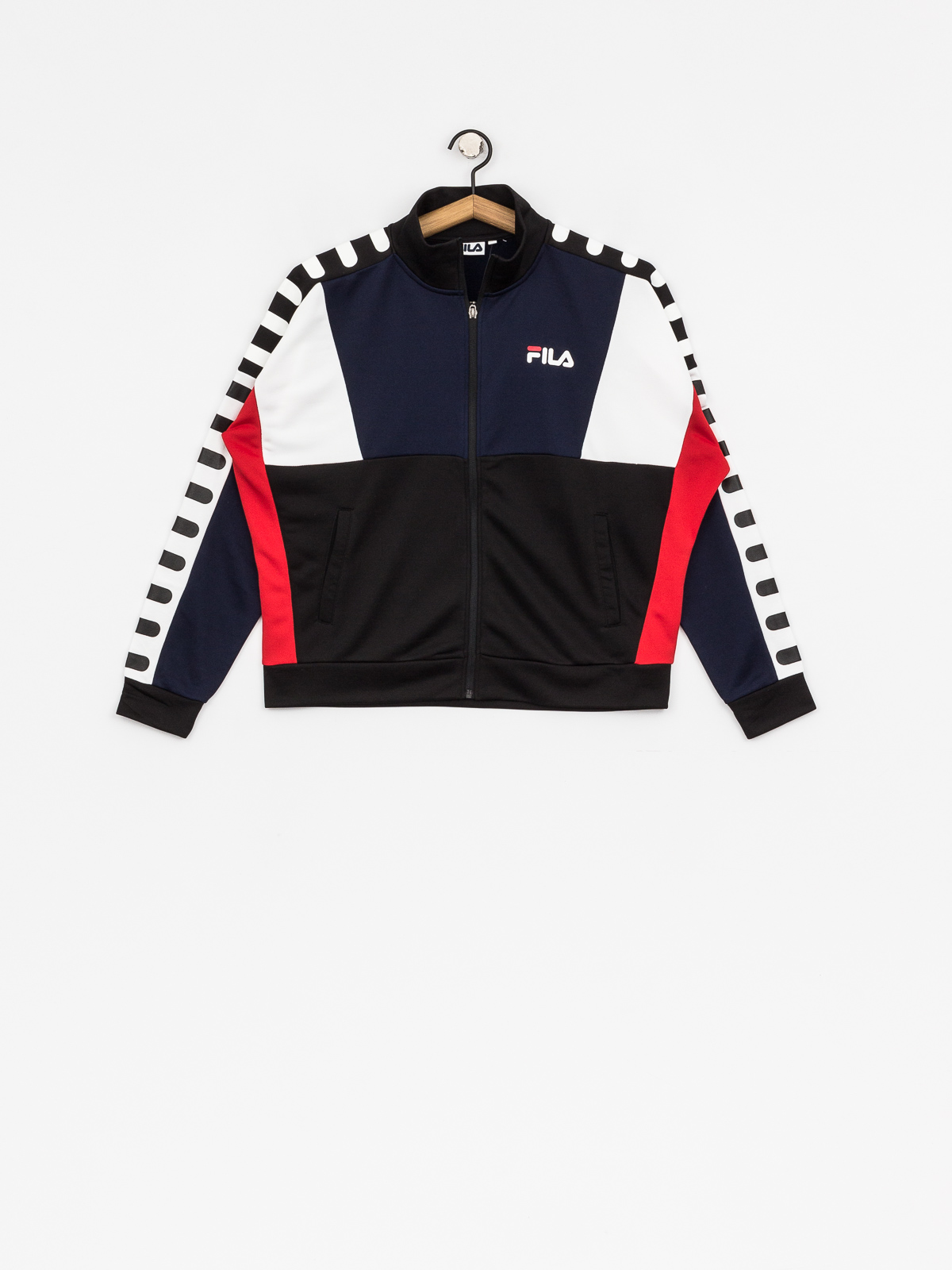 Fila Jacket Shelby Track Wmn (black/peacoat/high risk red)