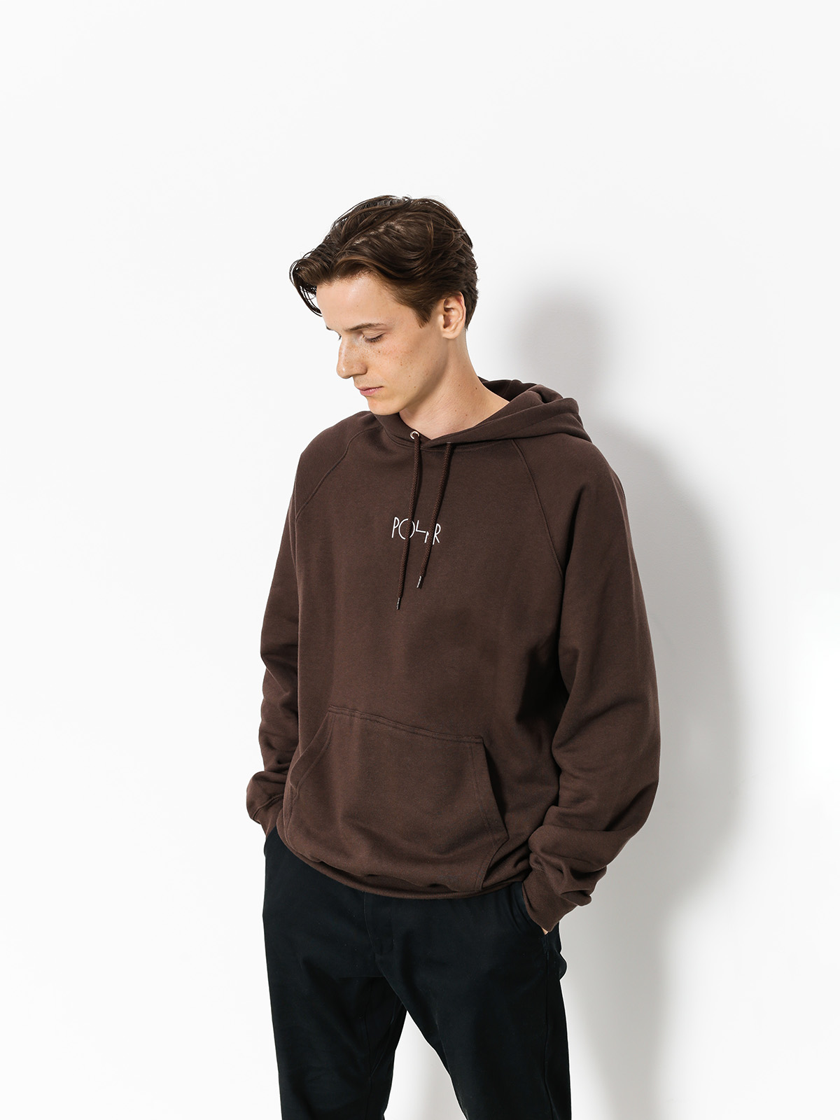 polar default hoodie black