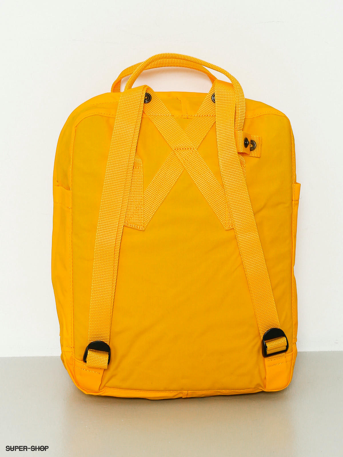 fjallraven classic kanken backpack in yellow