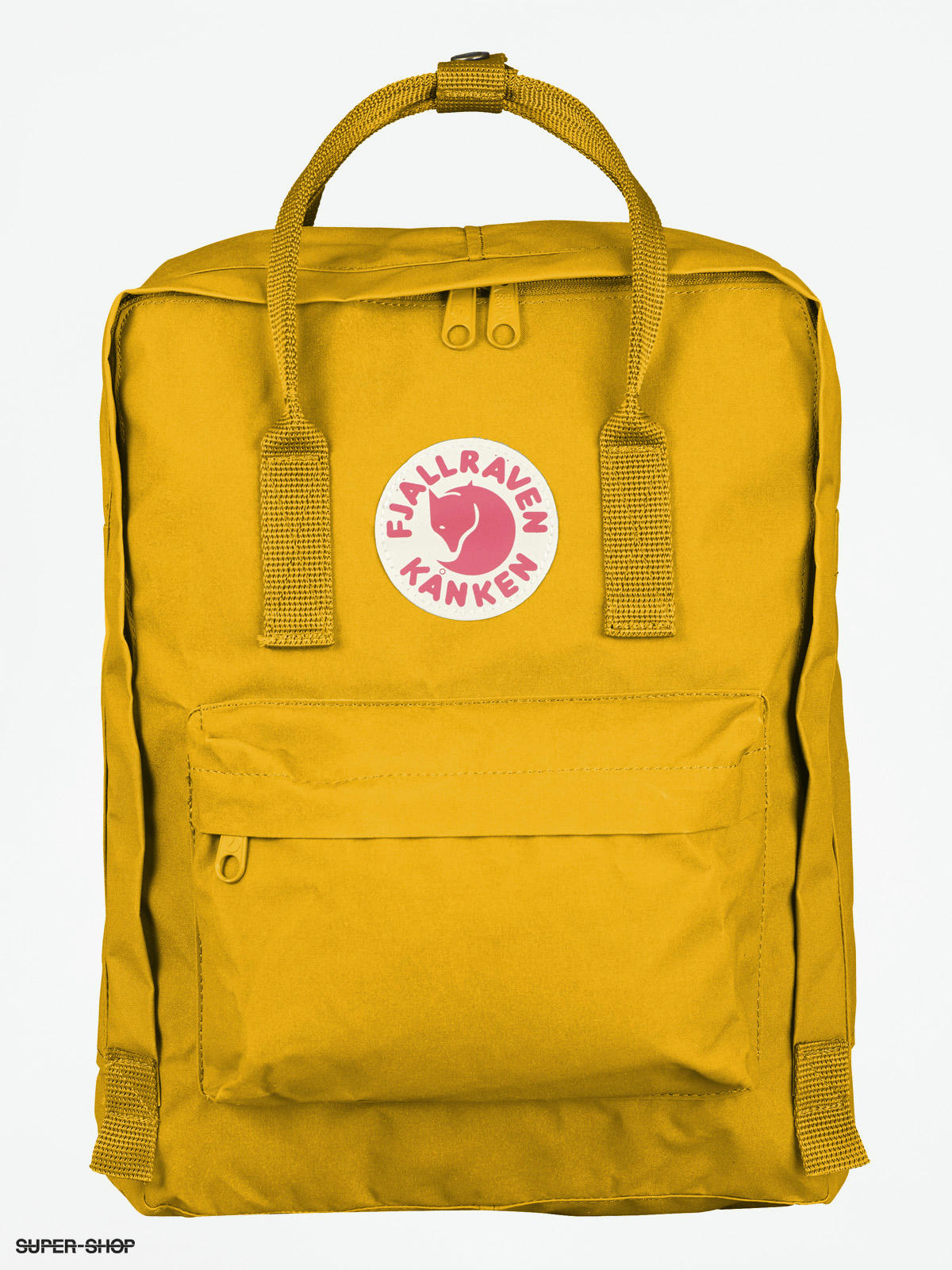 fjallraven classic kanken backpack in yellow