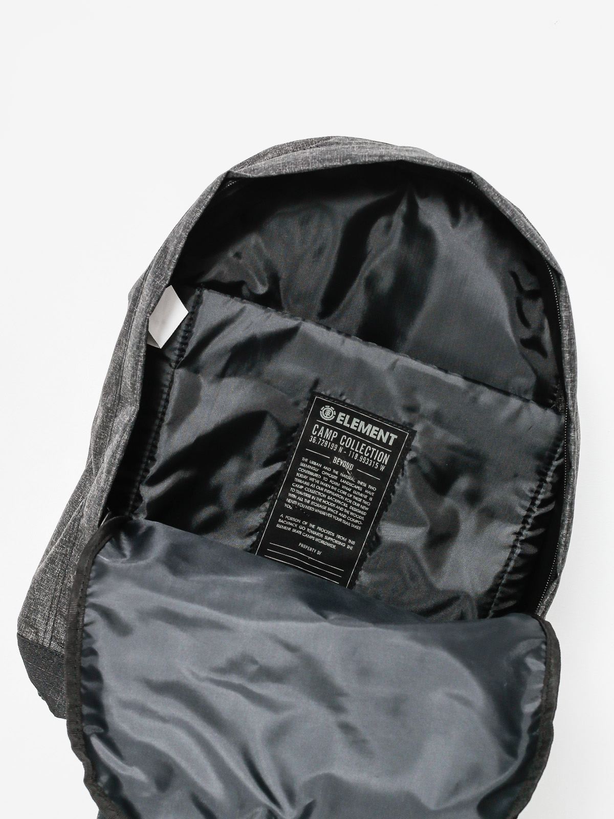 Element Backpack Beyond (black grid htr)