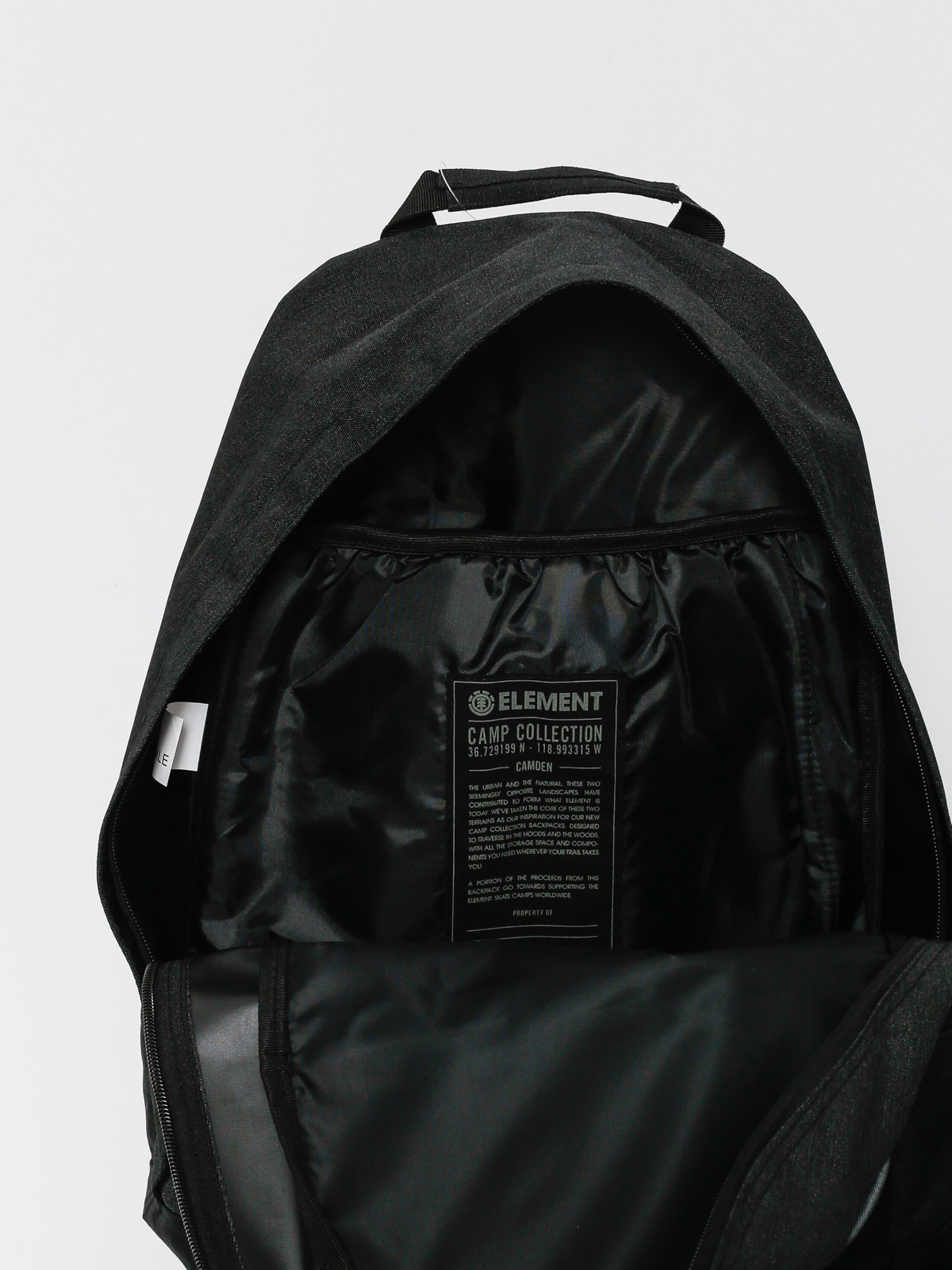 Element Backpack Camden (black heather)