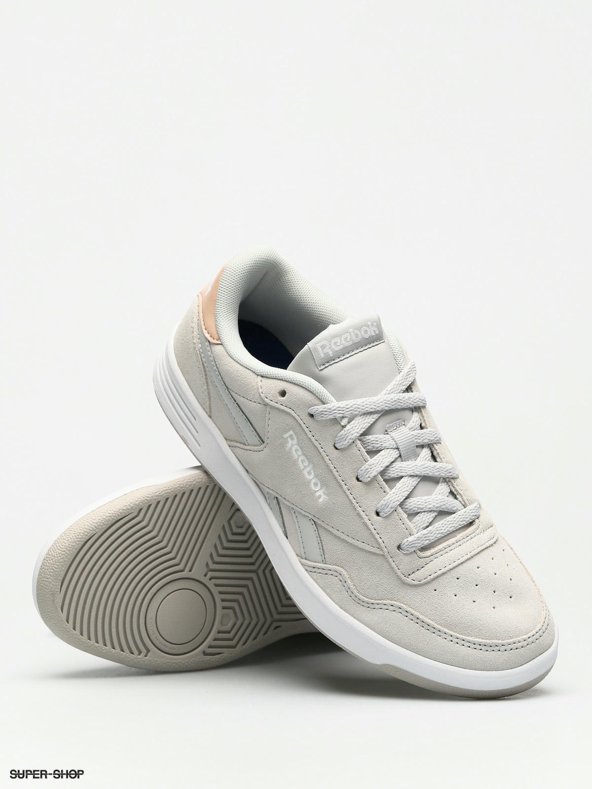 grey reebok shoes