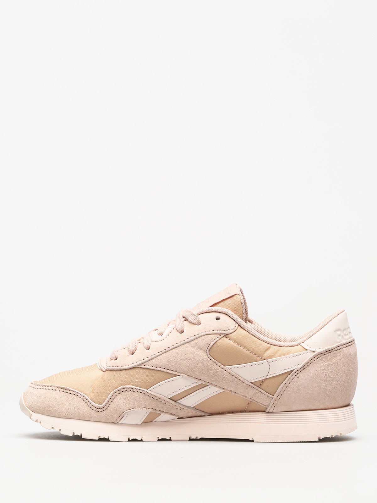 Reebok classic top nylon mujer beige