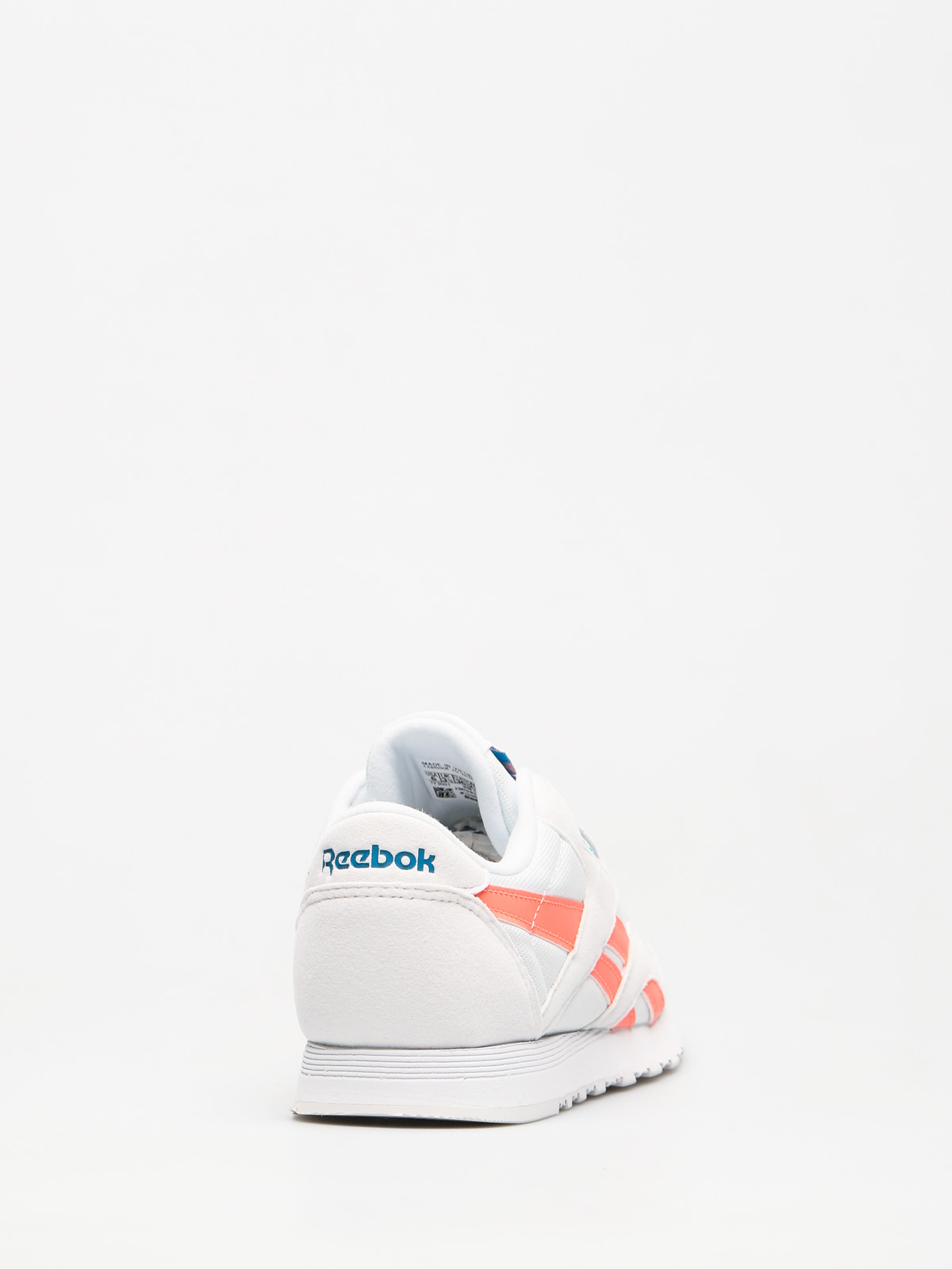 Reebok Shoes Cl Nylon M Txt Wmn white (retro white/digital pink