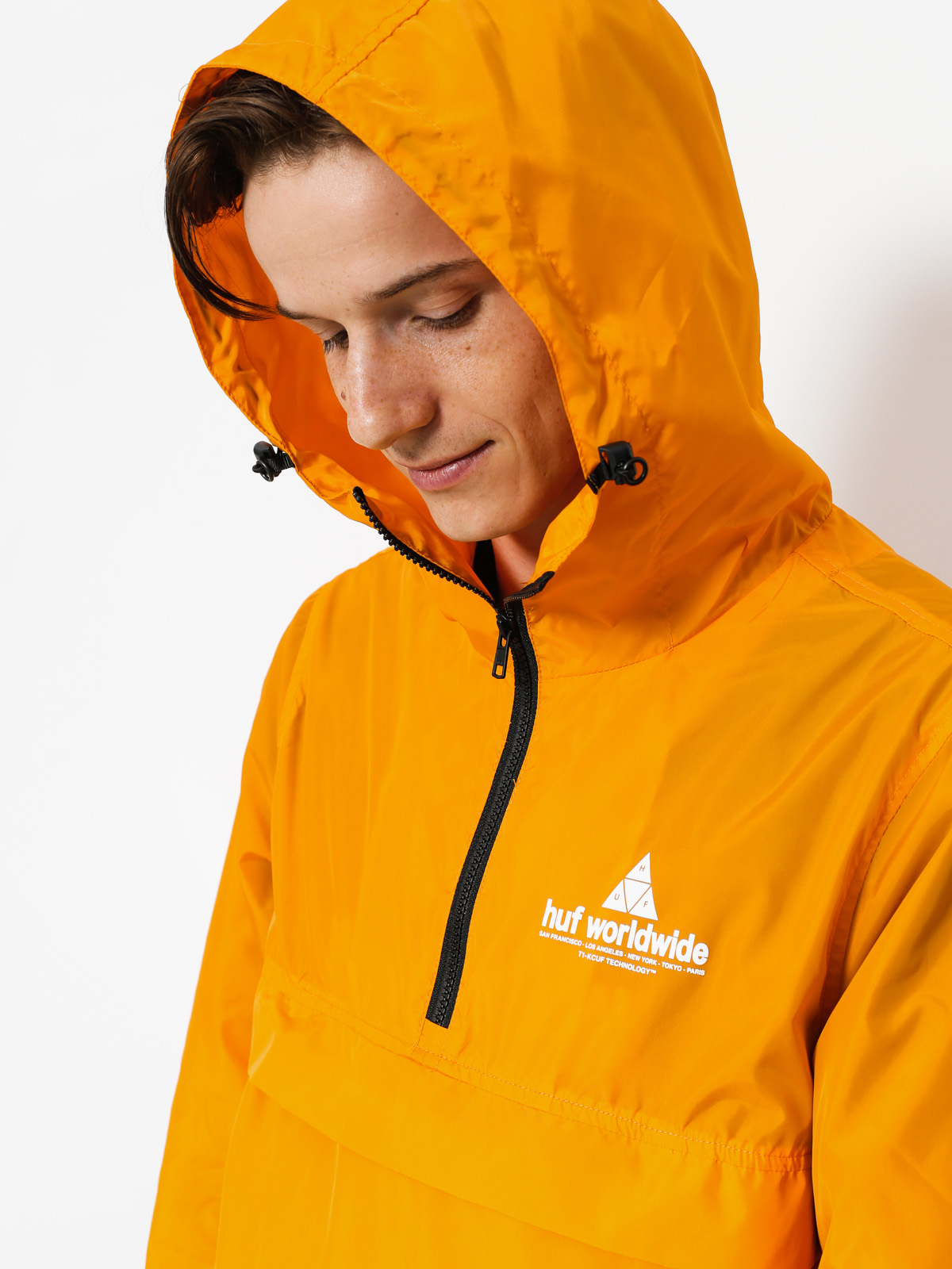 HUF Jacket Peak Anorak - orange (cantaloupe)