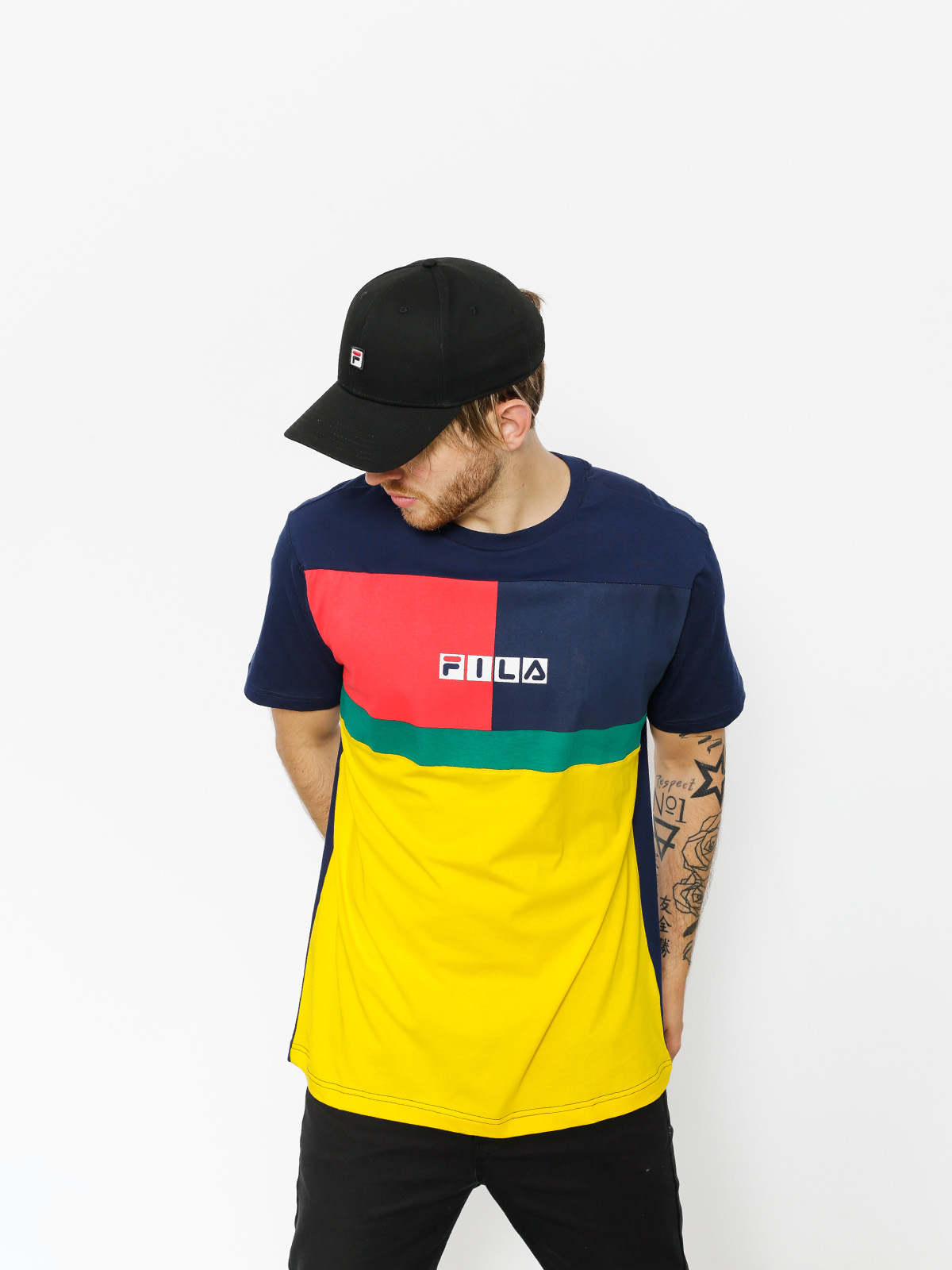 Fila T-shirt Antony (peacoat/lemon)