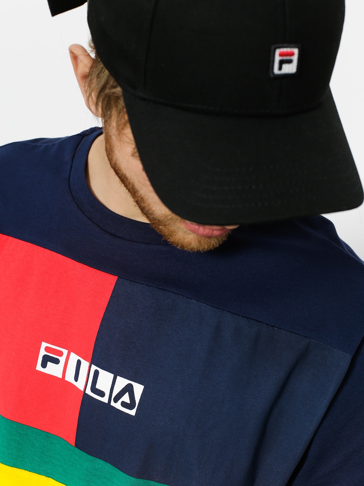Fila T-shirt Antony (peacoat/lemon)