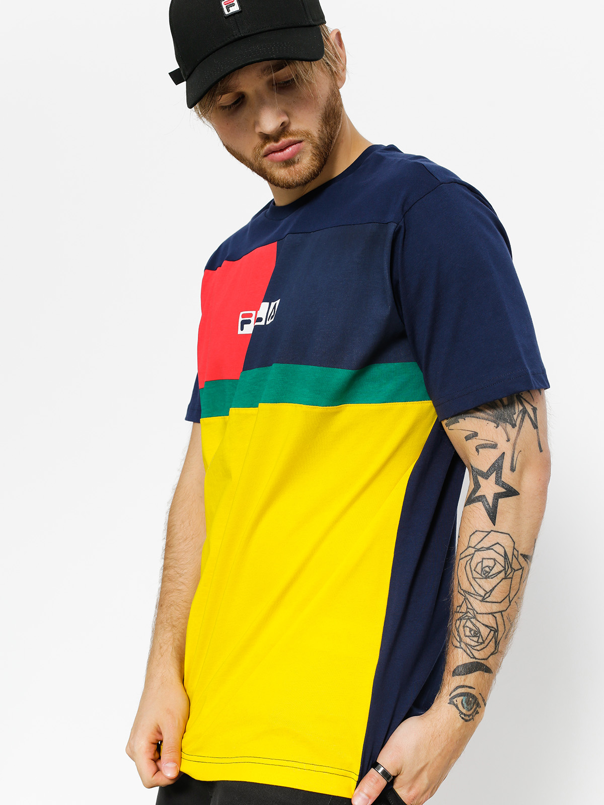 Fila T-shirt Antony (peacoat/lemon)