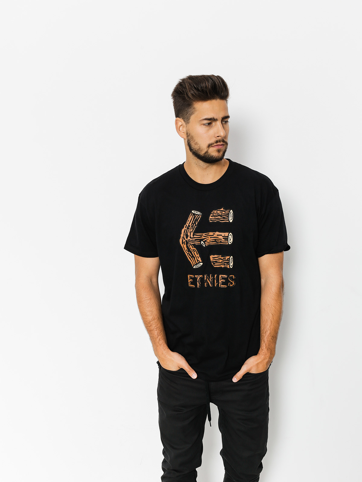 Etnies T-Shirt Wood Stack (black)