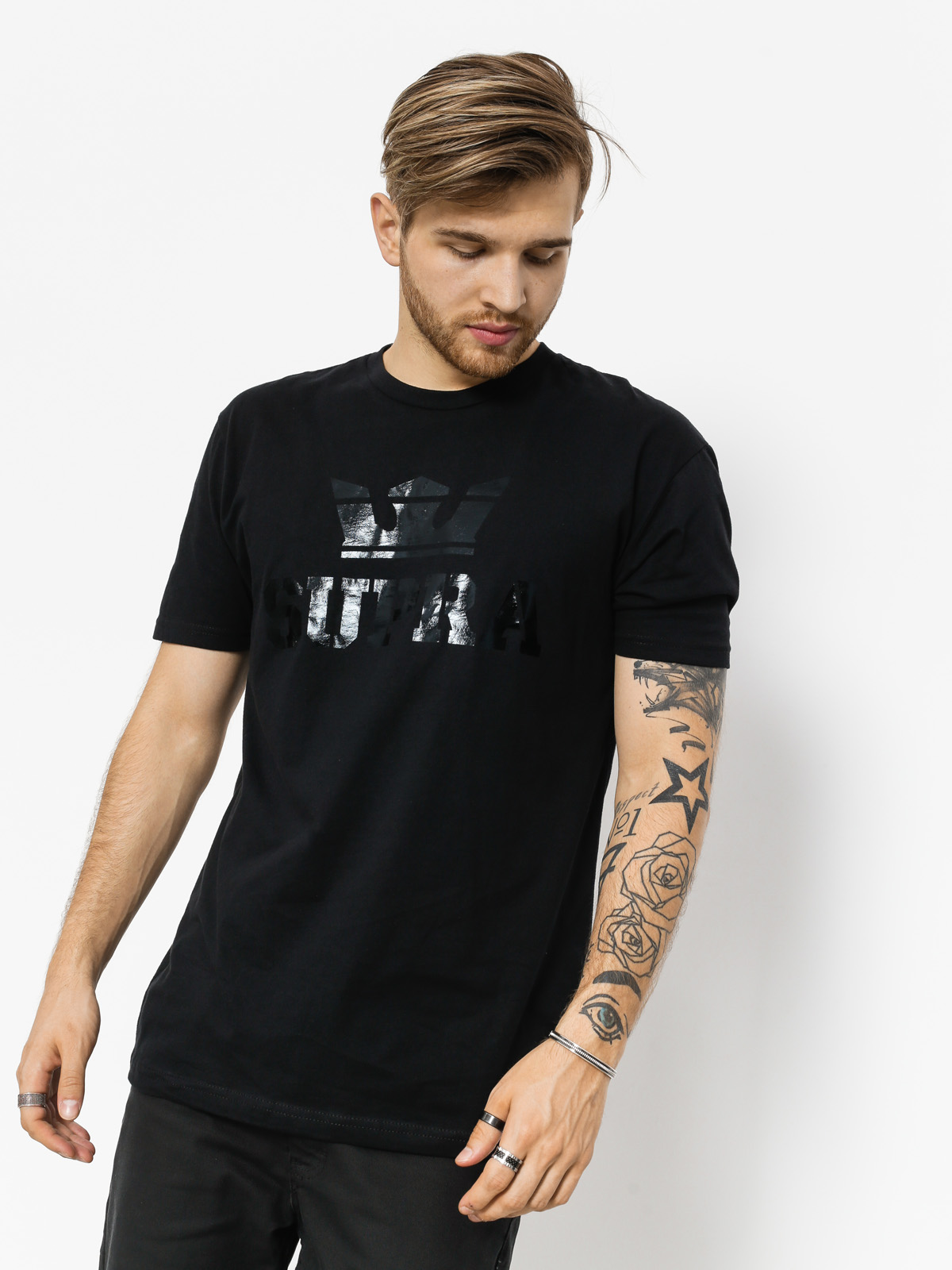Supra T-shirt Above Reg (black/black foil)