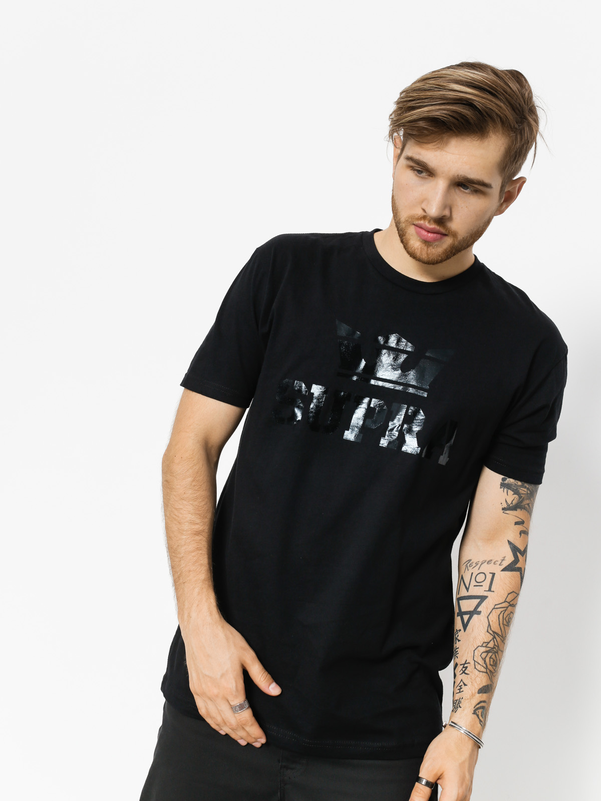Supra T-shirt Above Reg (black/black foil)