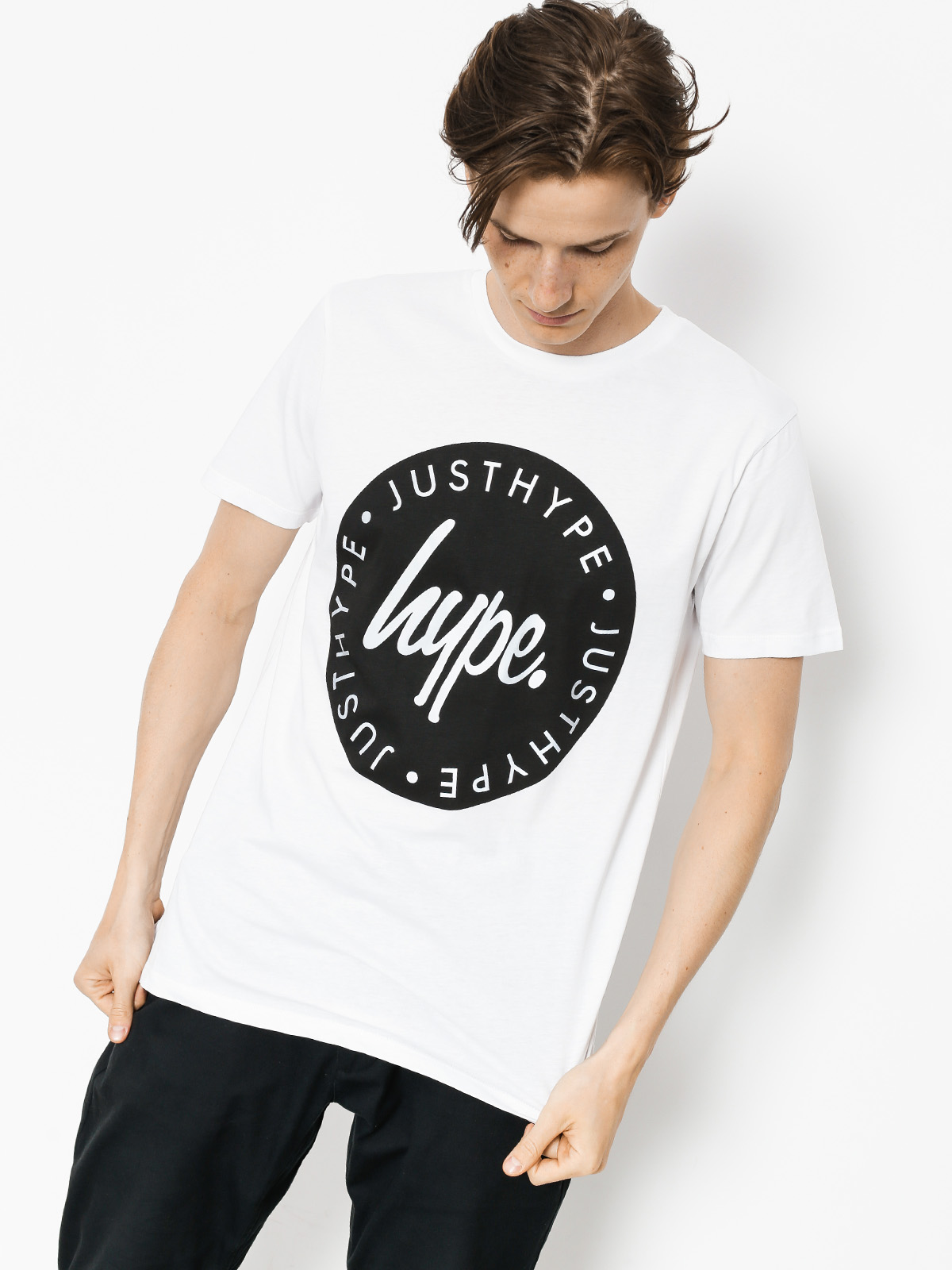 Hype T-shirt Lockup Reflective (white)