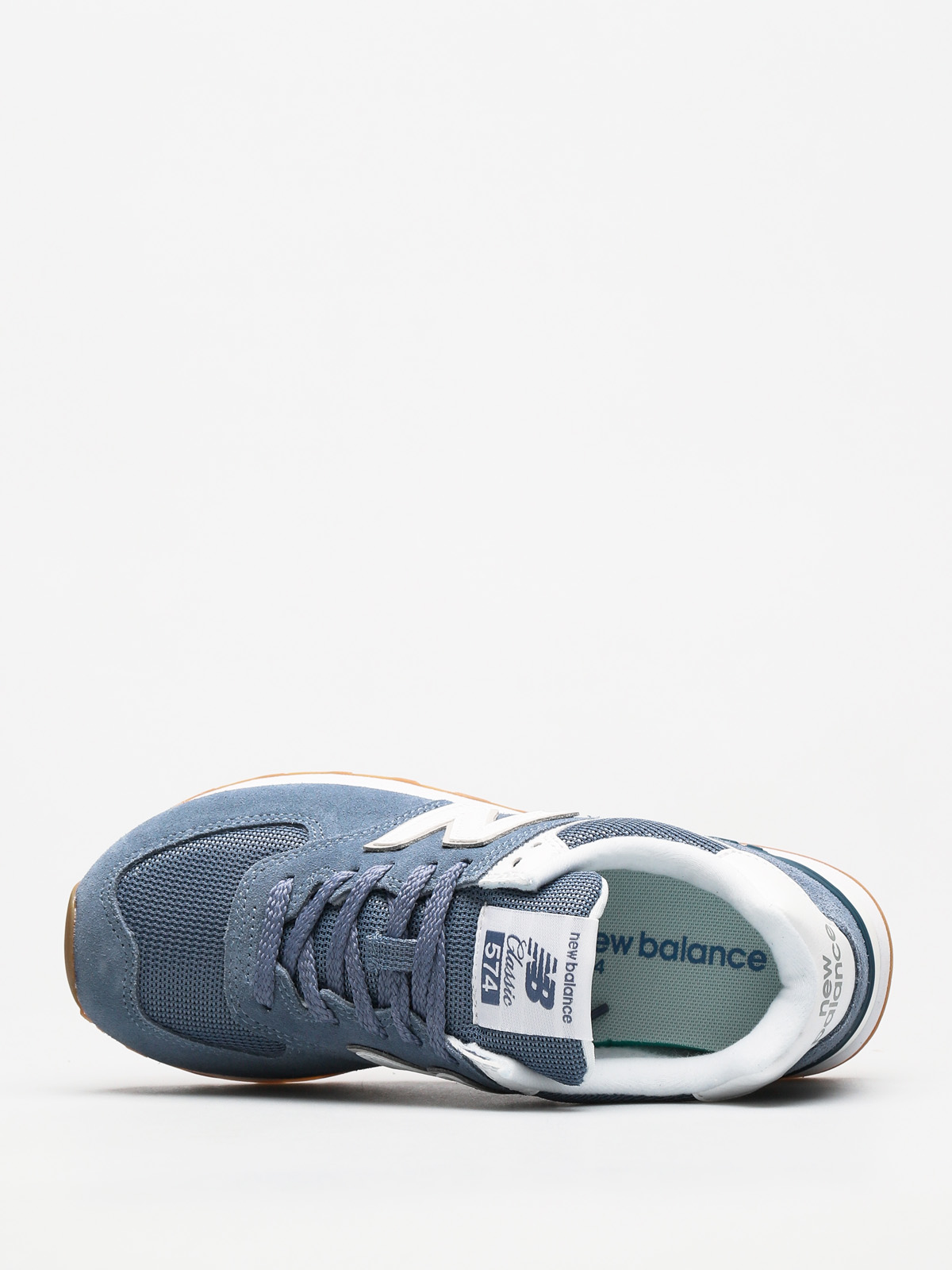 New balance 574 light porcelain outlet blue