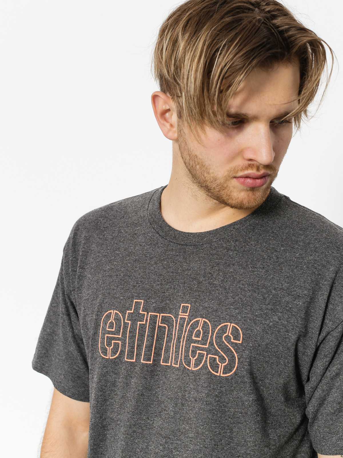 Etnies T-Shirt Mod Stencil (charcoal heather)