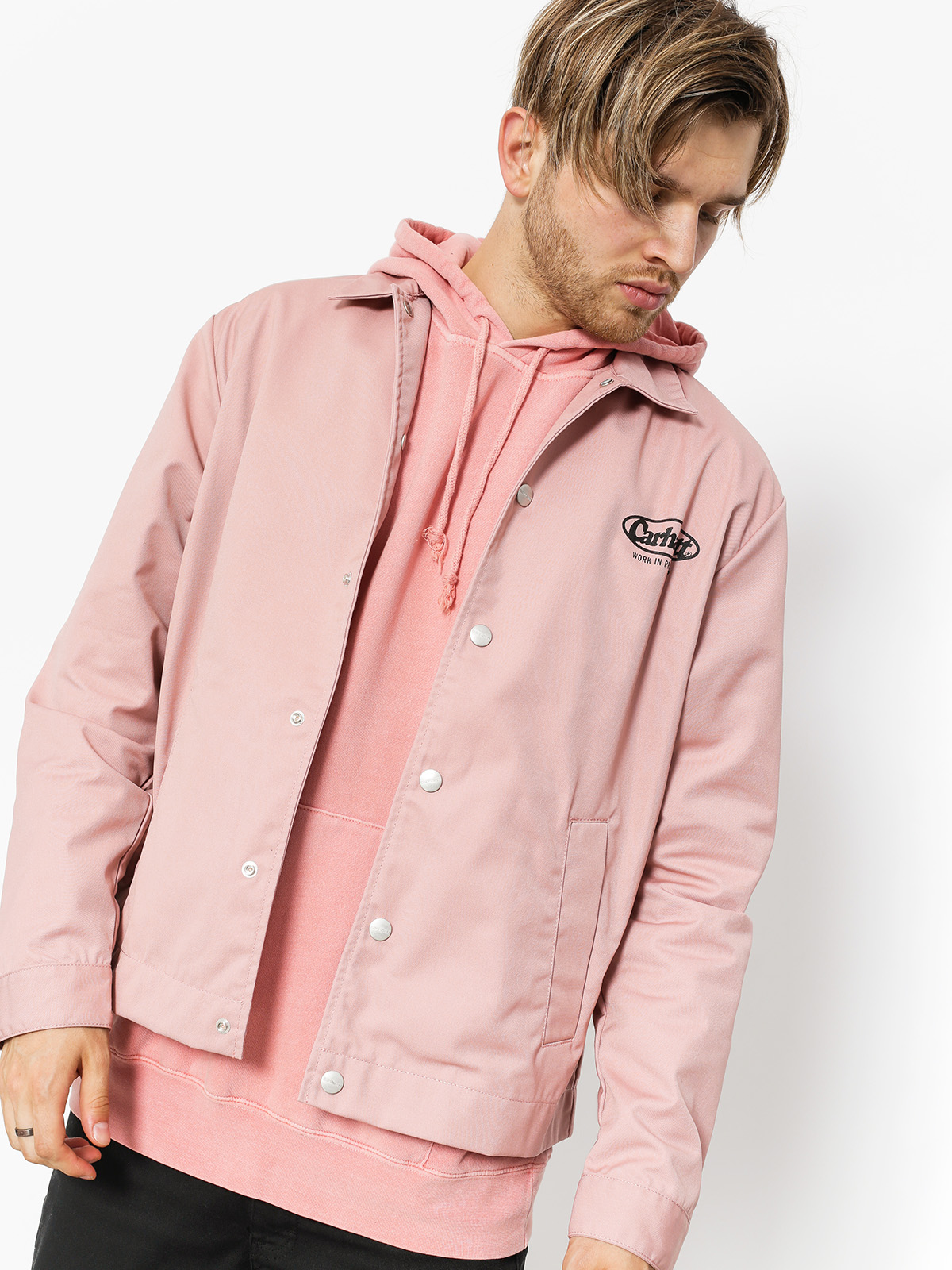Carhartt WIP Jacket Orion - pink (soft rose/black)