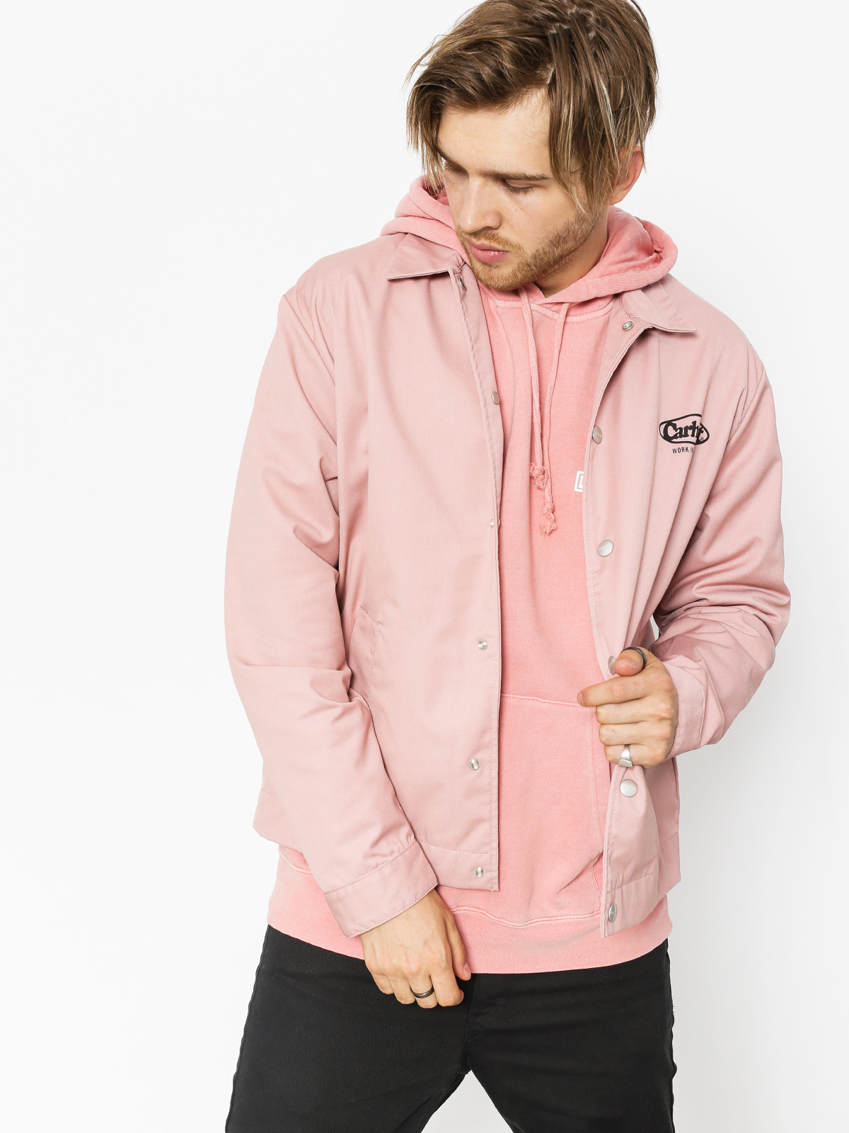 Carhartt WIP Jacket Orion - pink (soft rose/black)