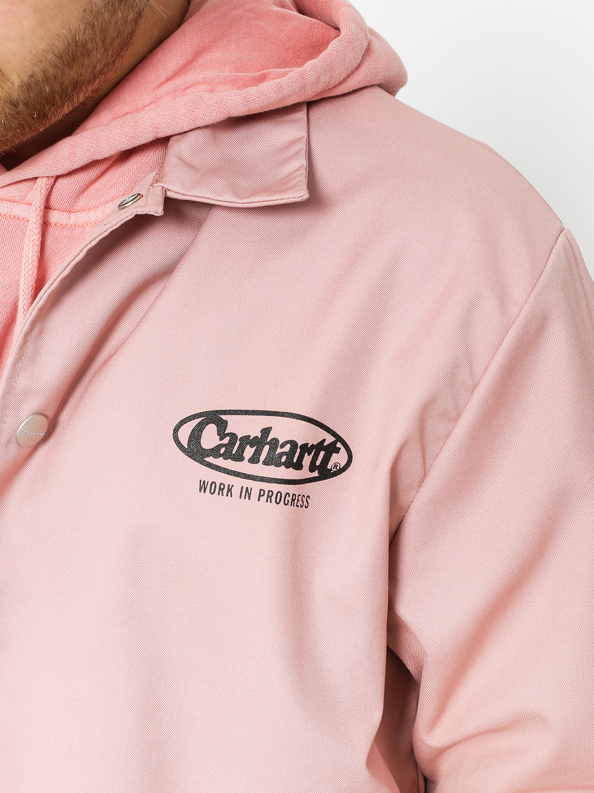 Carhartt WIP Jacket Orion - pink (soft rose/black)