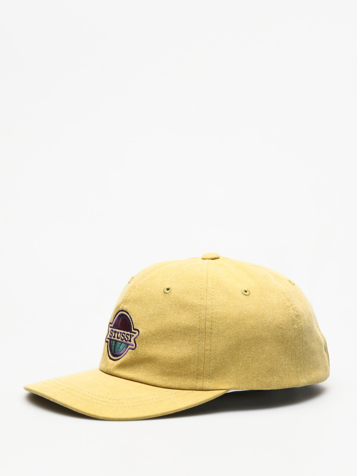 Stussy Cap Pigment Washed Low Pro ZD - yellow (mustard)