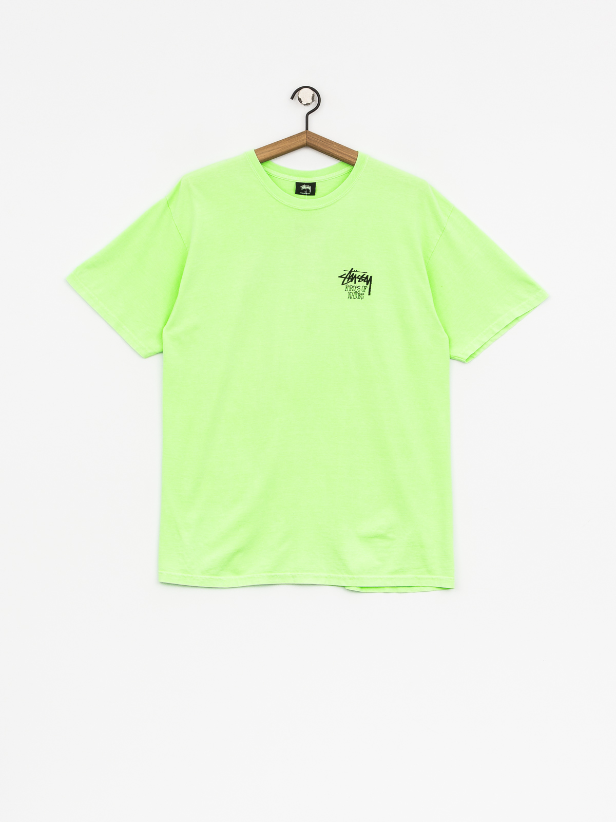 Stussy T-shirt Forces Of Nature Pig Dyed (green)