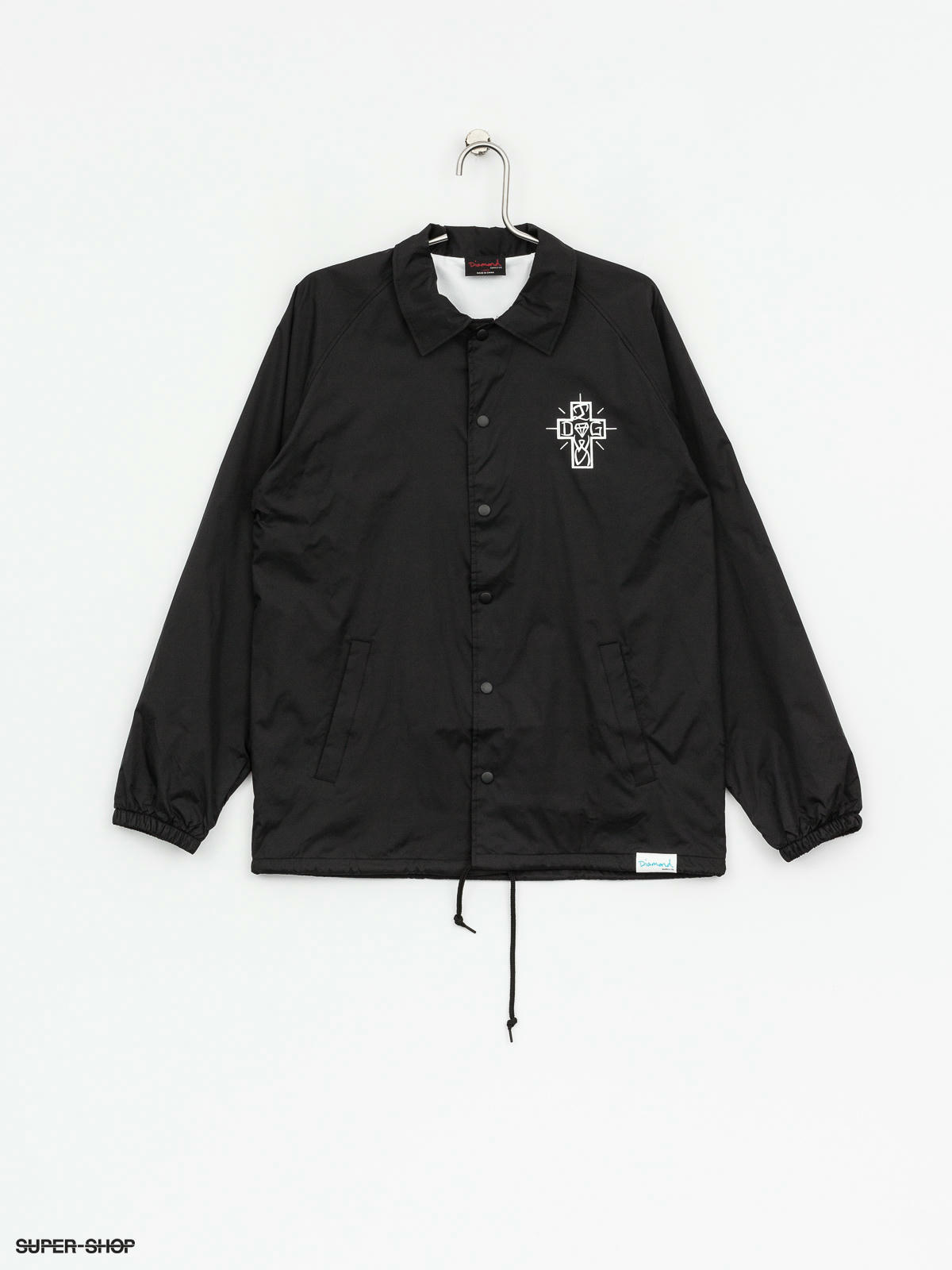 diamond x grizzly windbreaker jacket