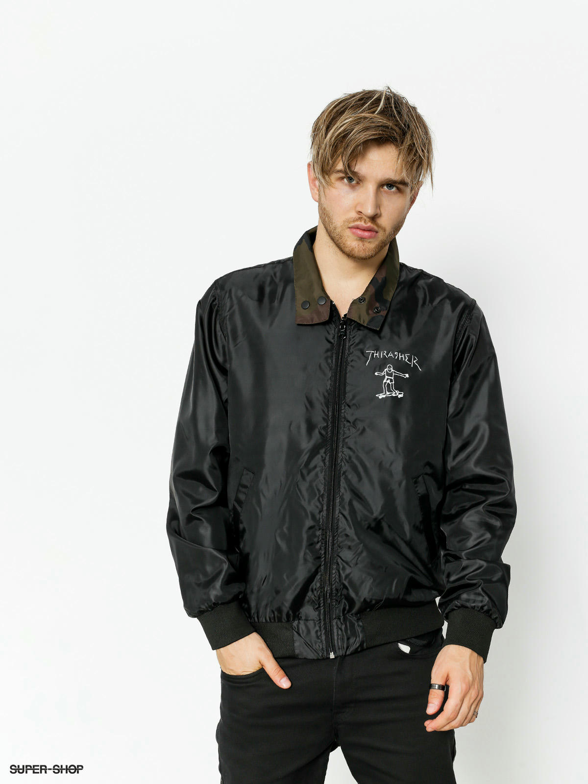 Thrasher jacket cheap camo