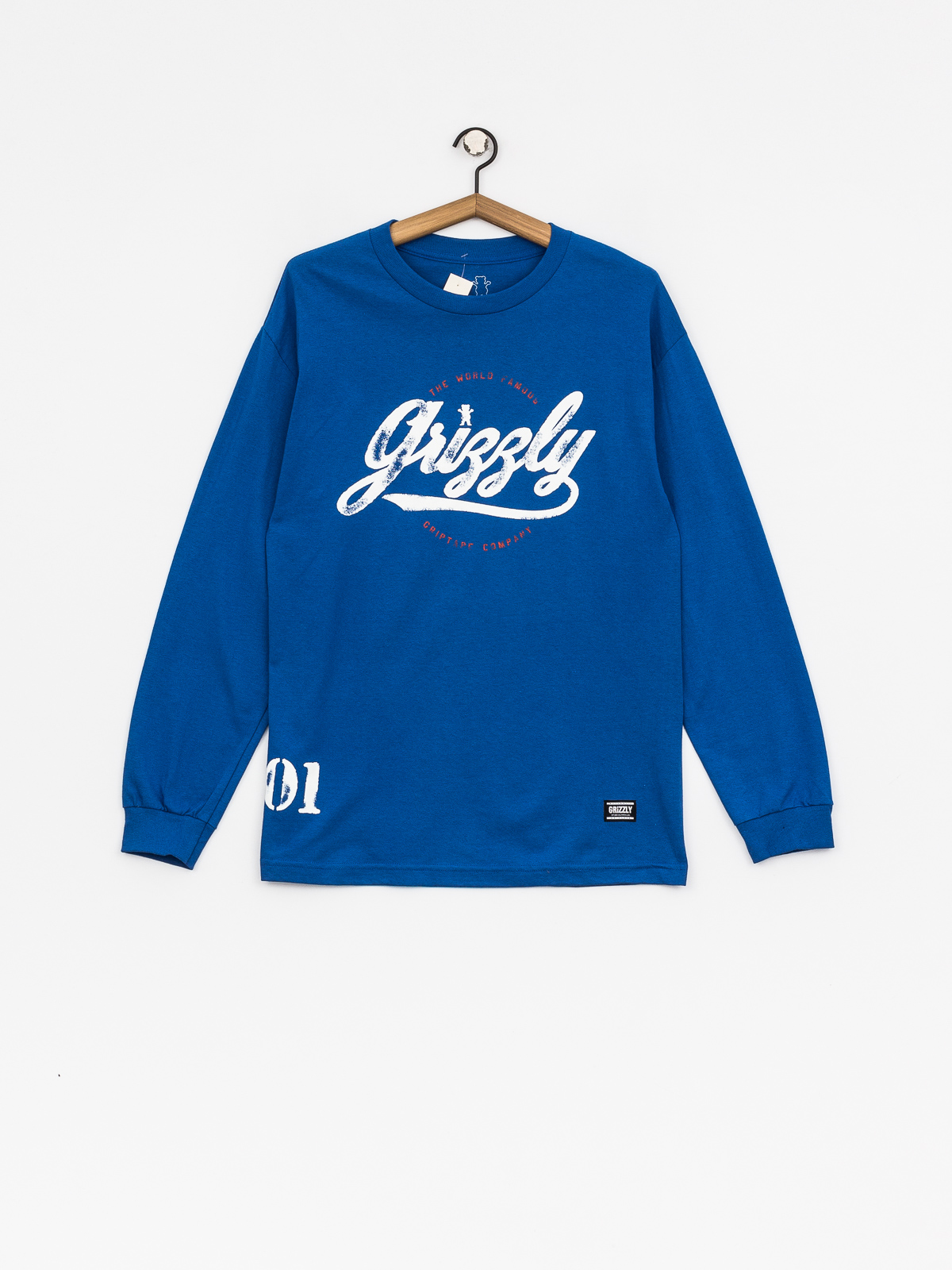 Grizzly Griptape Longsleeve Western Division (royal blue)