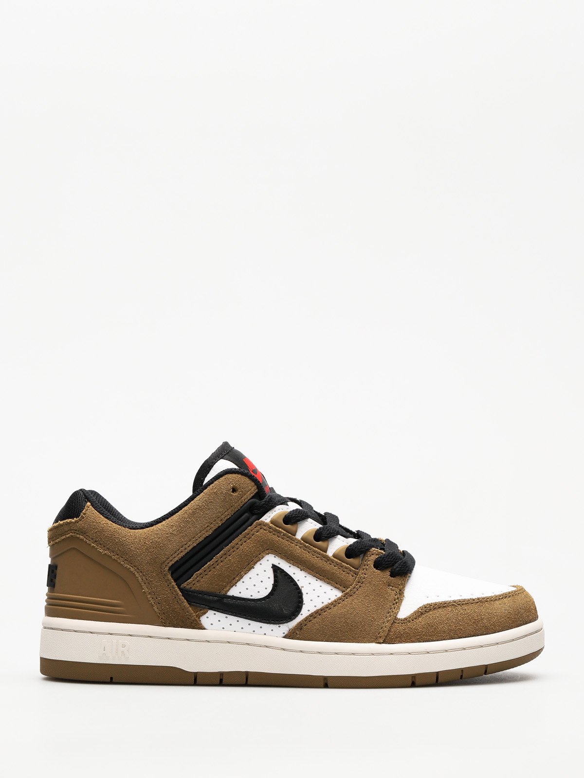 Nike SB Shoes Air Force II Low (lichen brown/black white phantom)