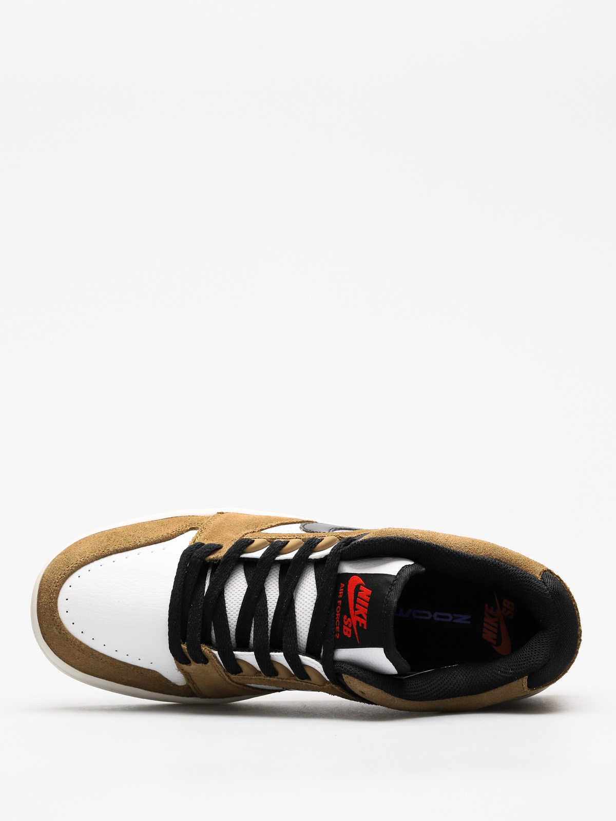 Nike SB Shoes Air Force II Low (lichen brown/black white phantom)