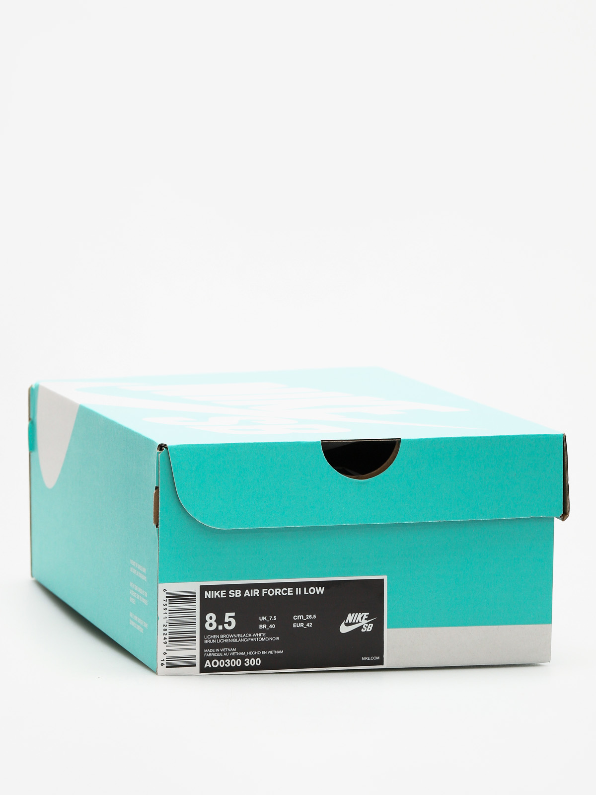 Nike SB Shoes Air Force II Low (lichen brown/black white phantom)