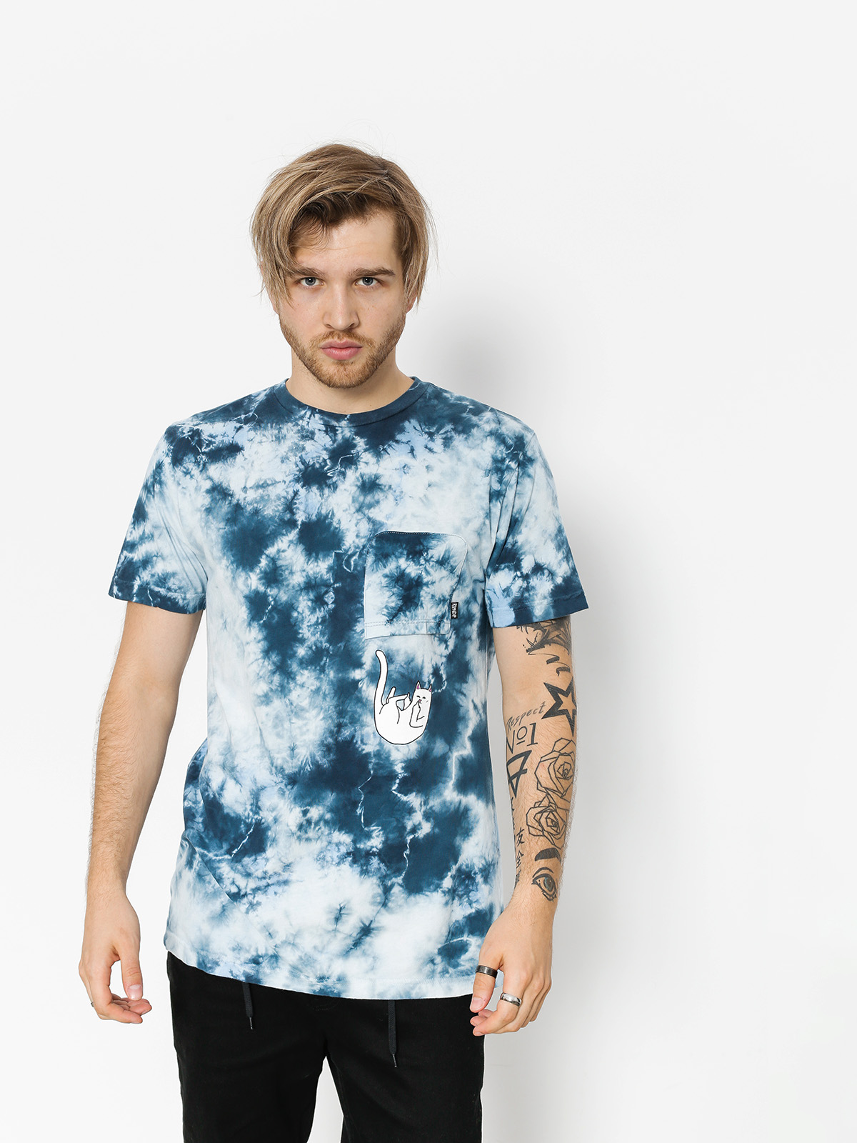 RipNDip T-shirt Falling For Nermal (baby blue tie dye)