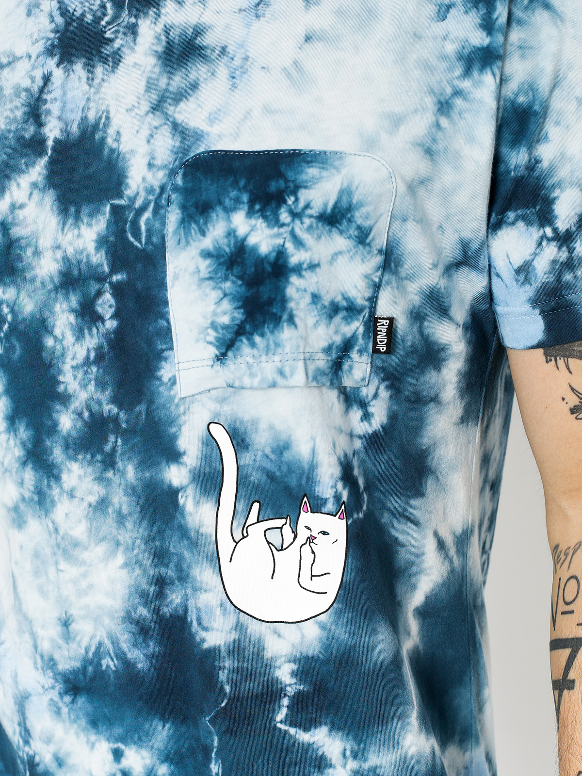 RipNDip T-shirt Falling For Nermal (baby blue tie dye)