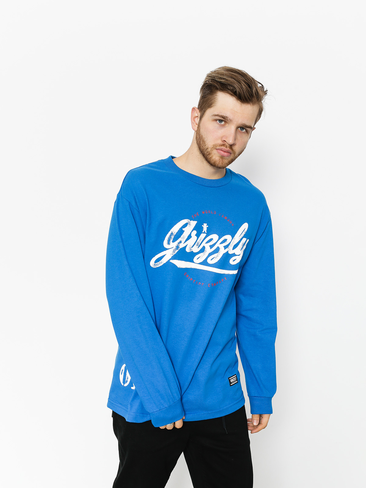 Grizzly Griptape Longsleeve Western Division (royal blue)