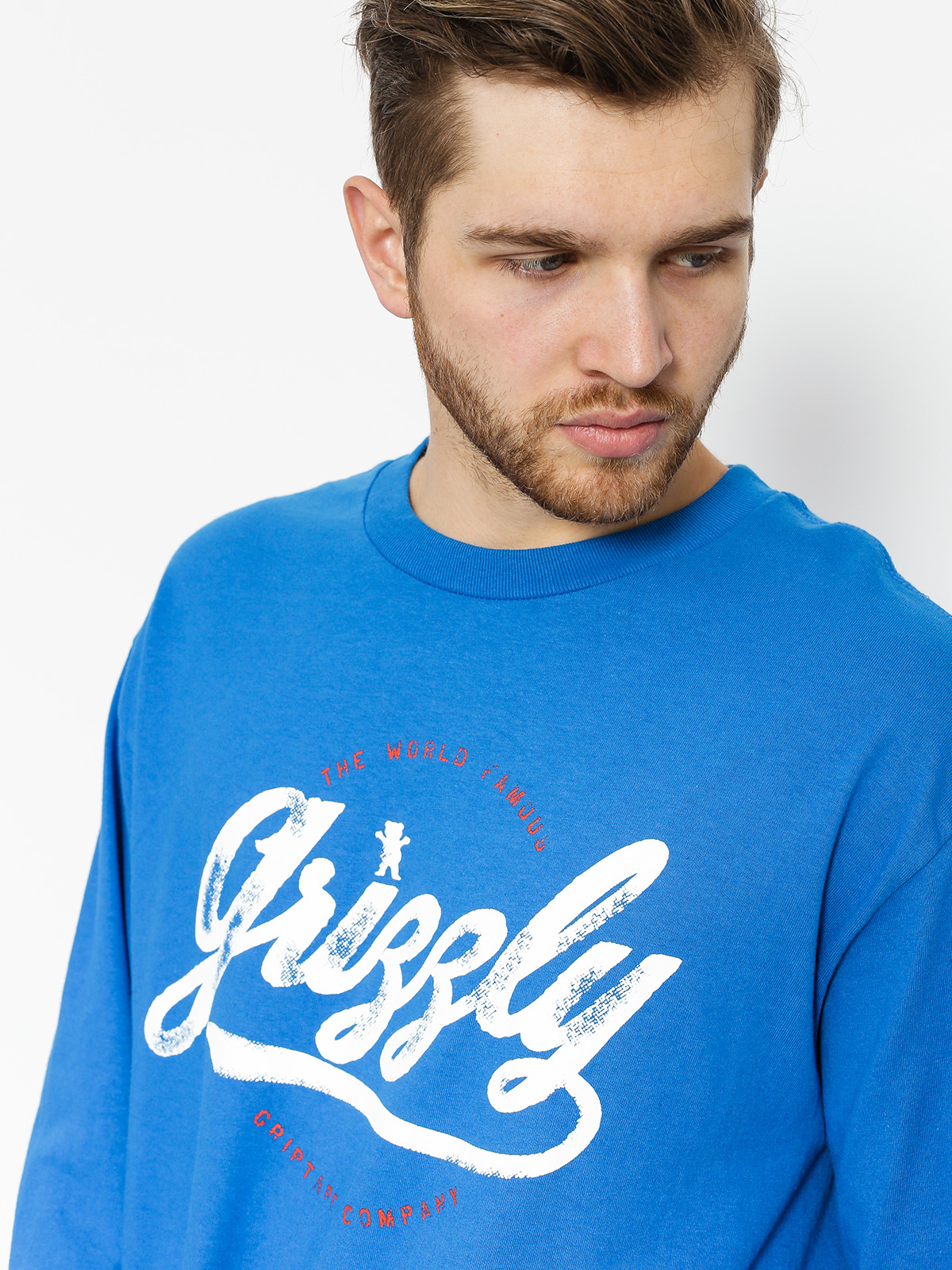 Grizzly Griptape Longsleeve Western Division (royal blue)