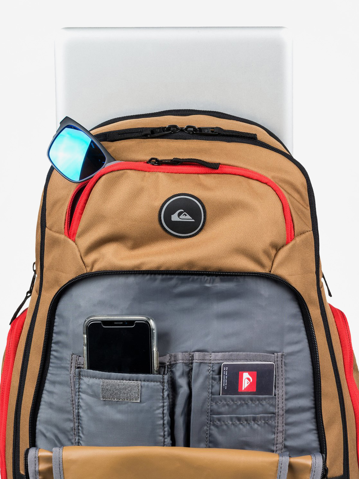 Quiksilver Backpack Shutter brown rubber