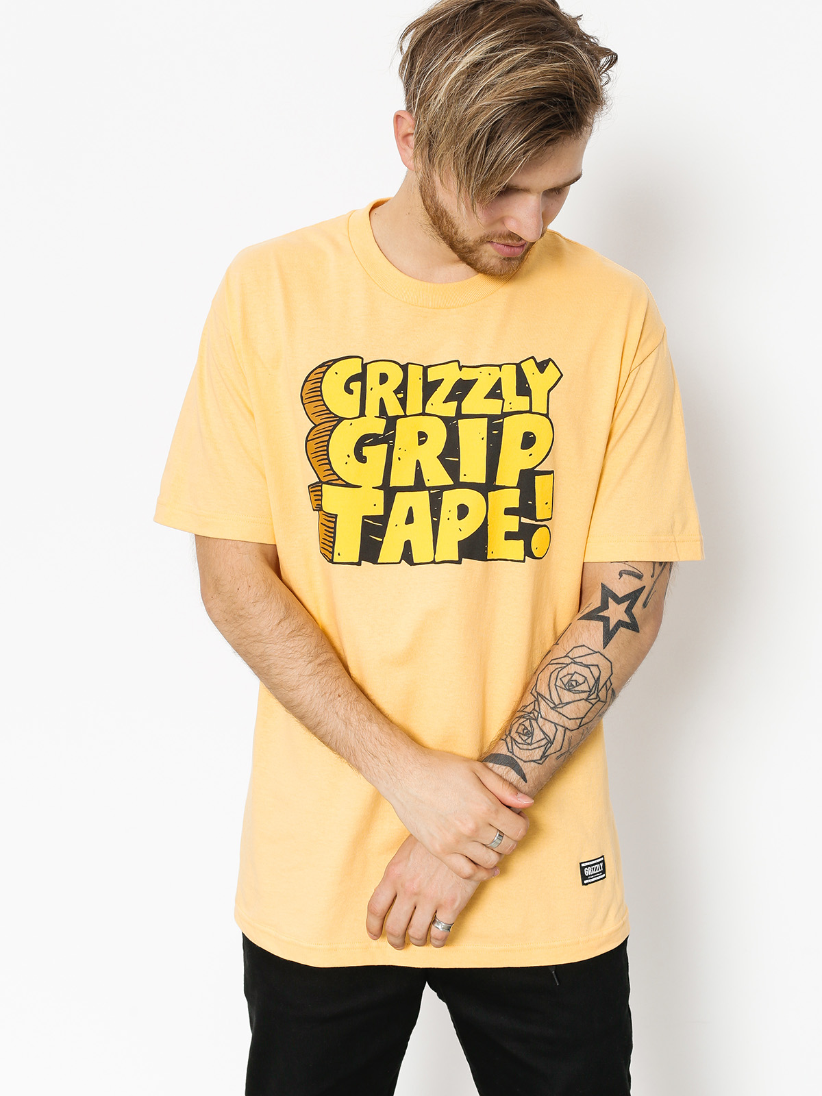 Grizzly Griptape T-shirt Nostalgic (squash)
