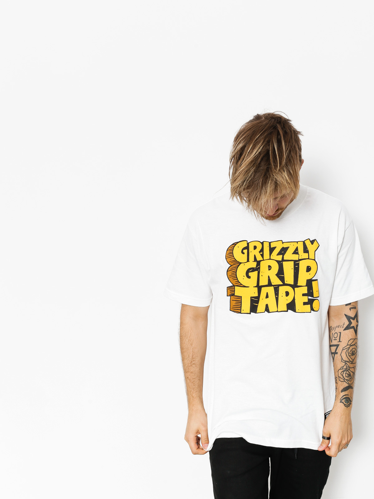 Grizzly Griptape T-shirt Nostalgic (white)